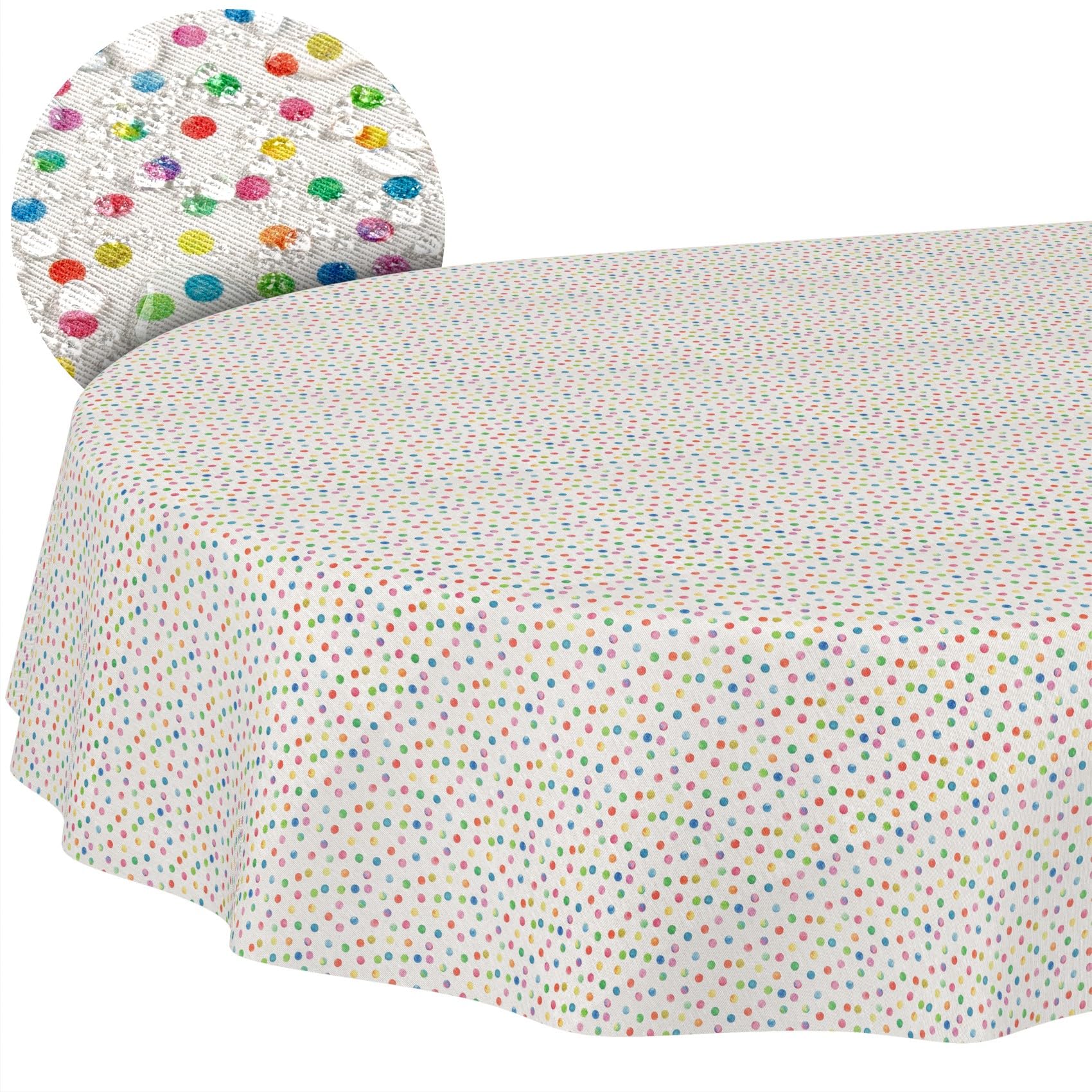 Mantel Liso Tela Algodón Orgánico Rectangular Color Beige 140x180 Cm 90503831