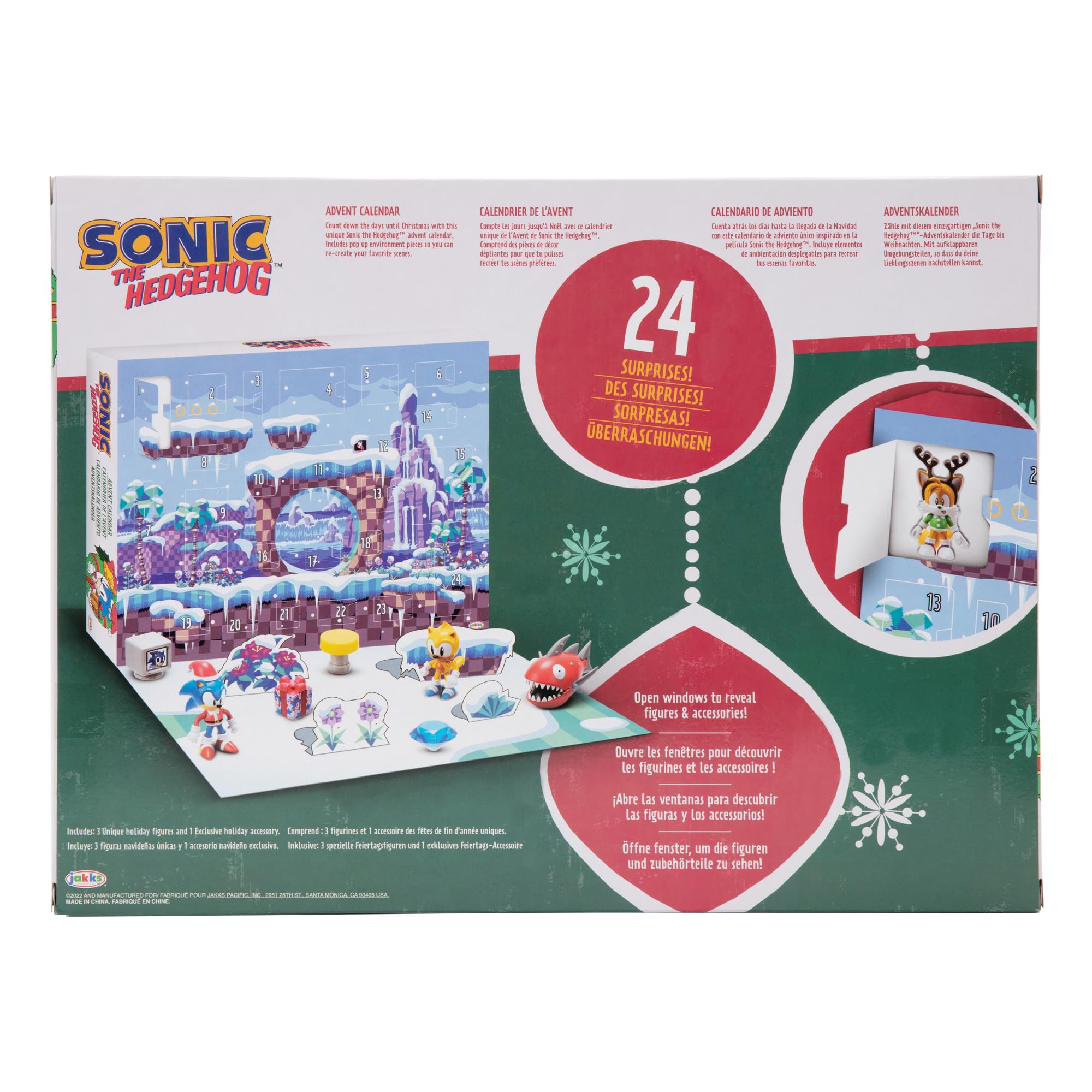 JAKKS PACIFIC Calendario Adviento Sonic The Hedgehog