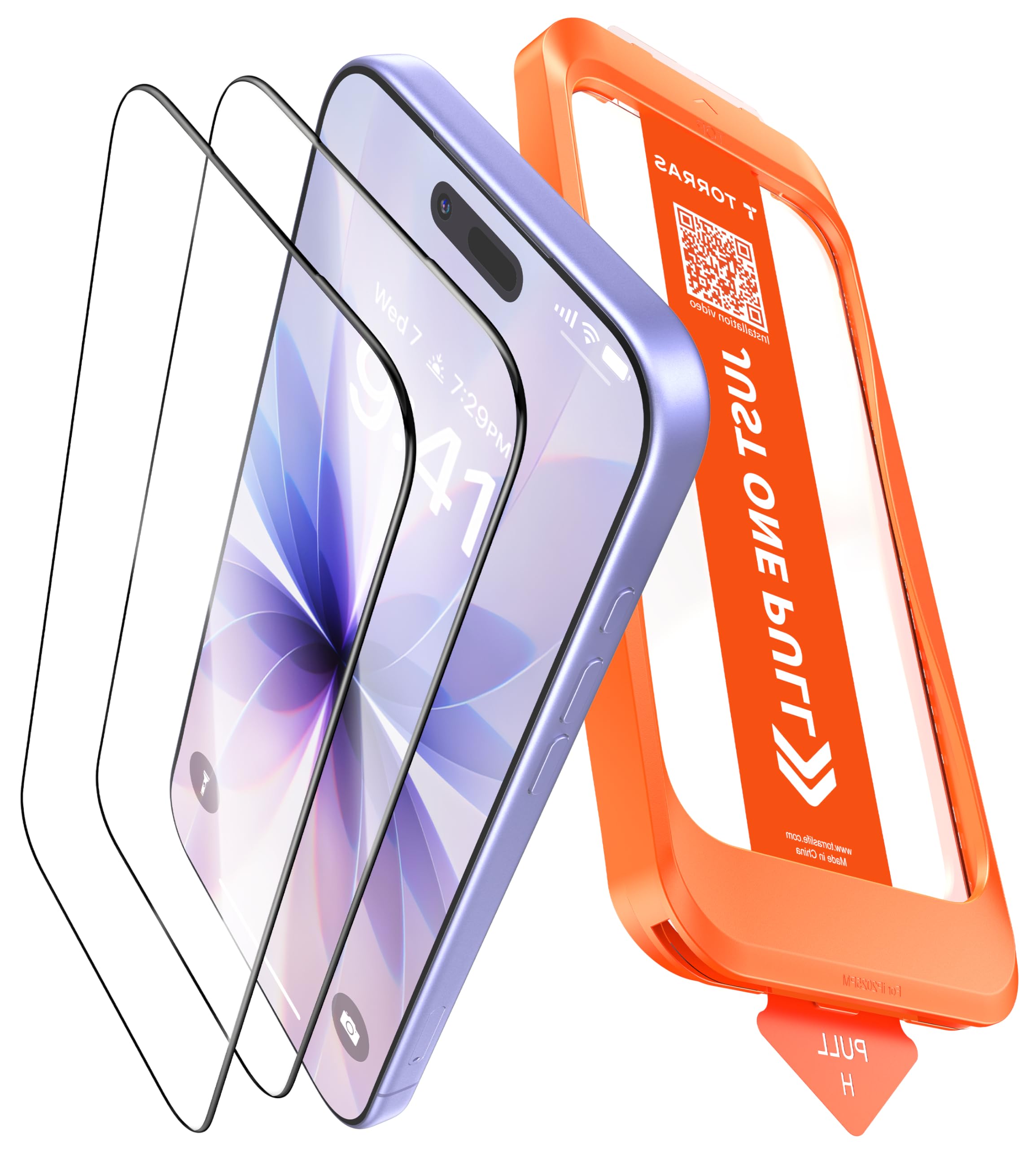 TORRAS iPhone 17 Pro ケース 保護フィルム ガラスフィルム Amazon | 【米軍耐衝撃 & 覗き見防止】TORRAS For iPhone 17 Pro