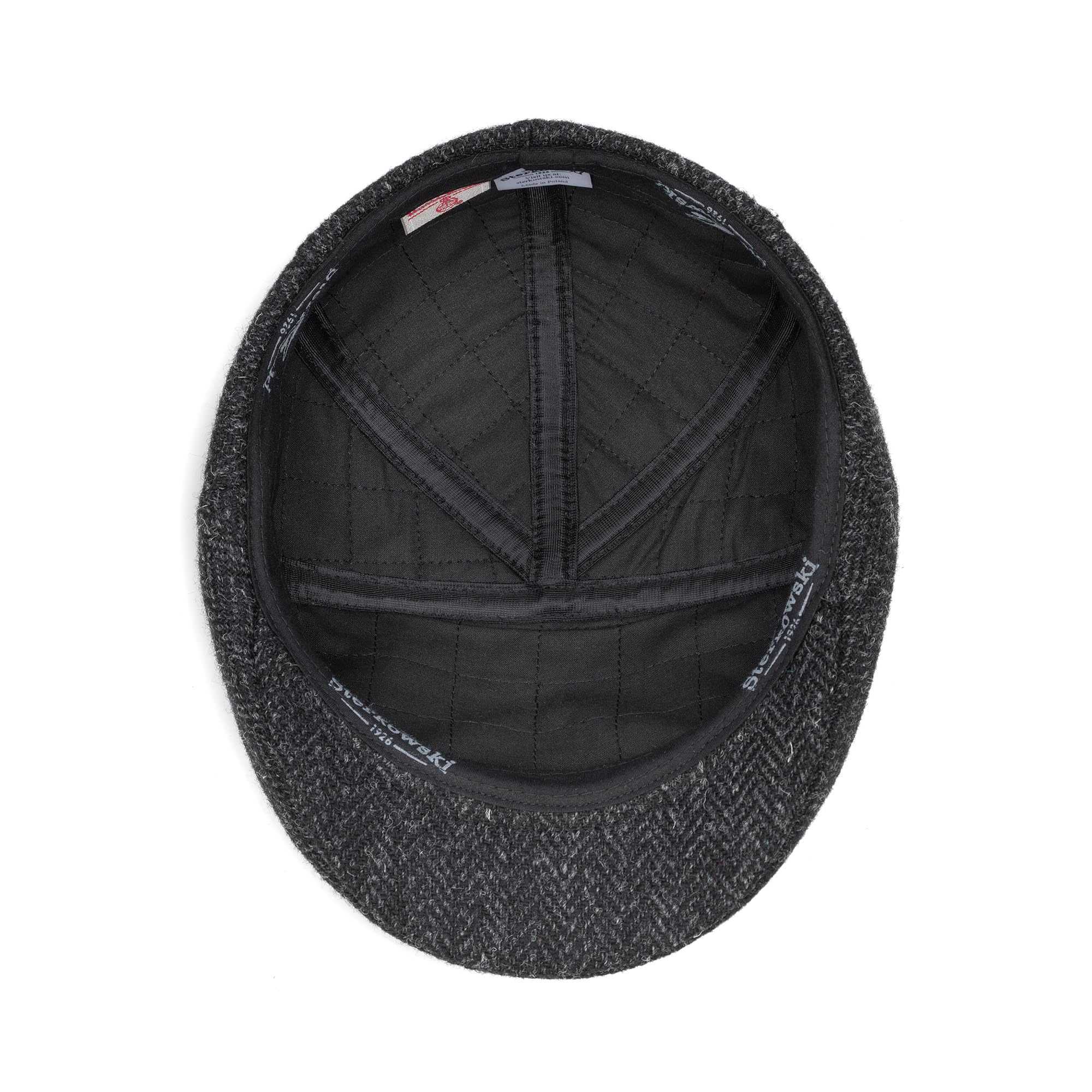 Sterkowski Ivy Five | 100% Harris Tweed Schirmmütze für Herren und Damen | Elegant Praktisch Flat Cap
