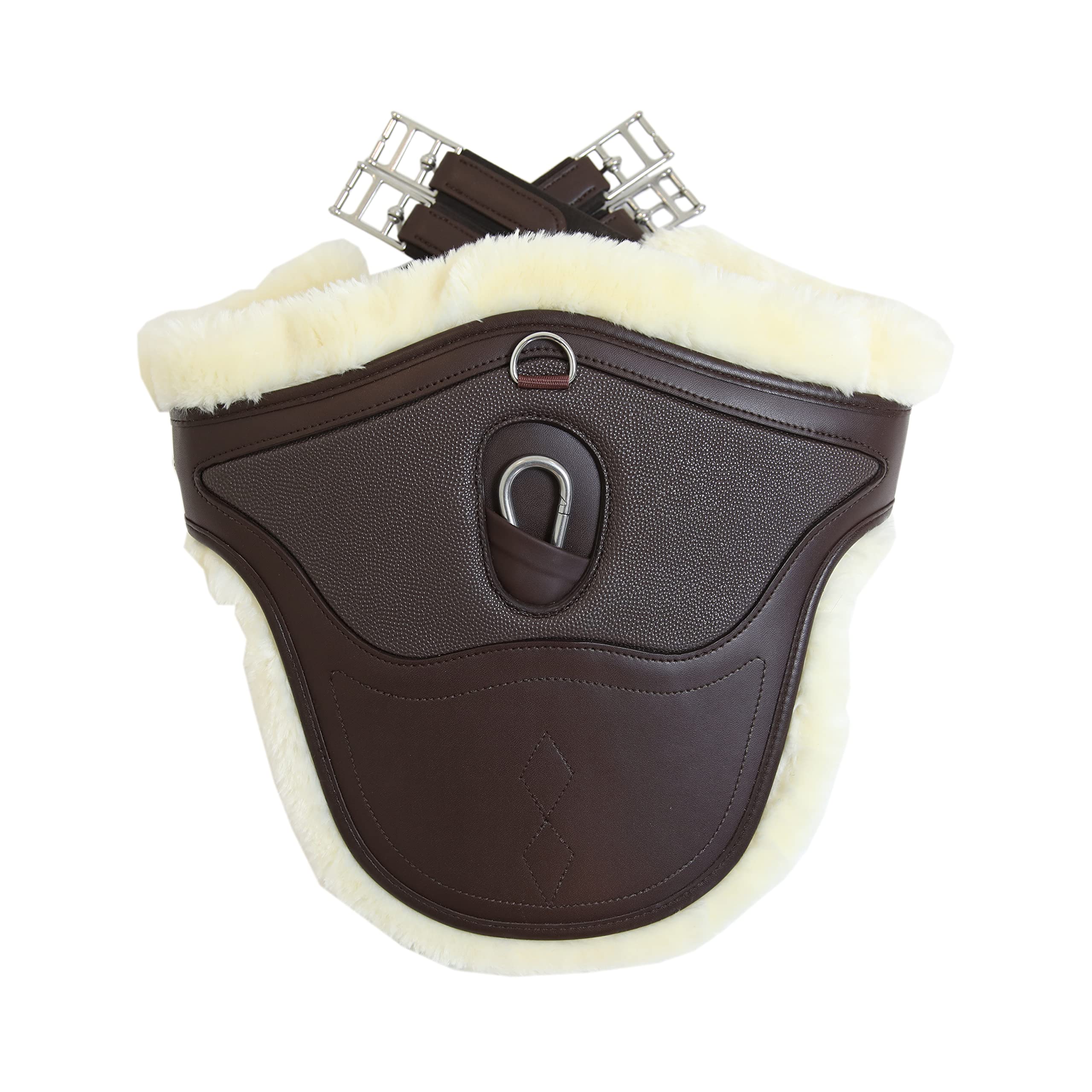 Sangle bavette Kentucky avec mouton pour la protection du cheval d'obstacle