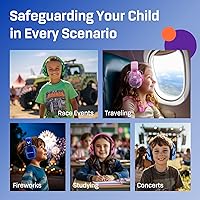 Vista 117 de Vanderfields Kids Ear Protection Earmuffs - Noise Cancelling Headphones for Kids, Autism, Toddler, Children