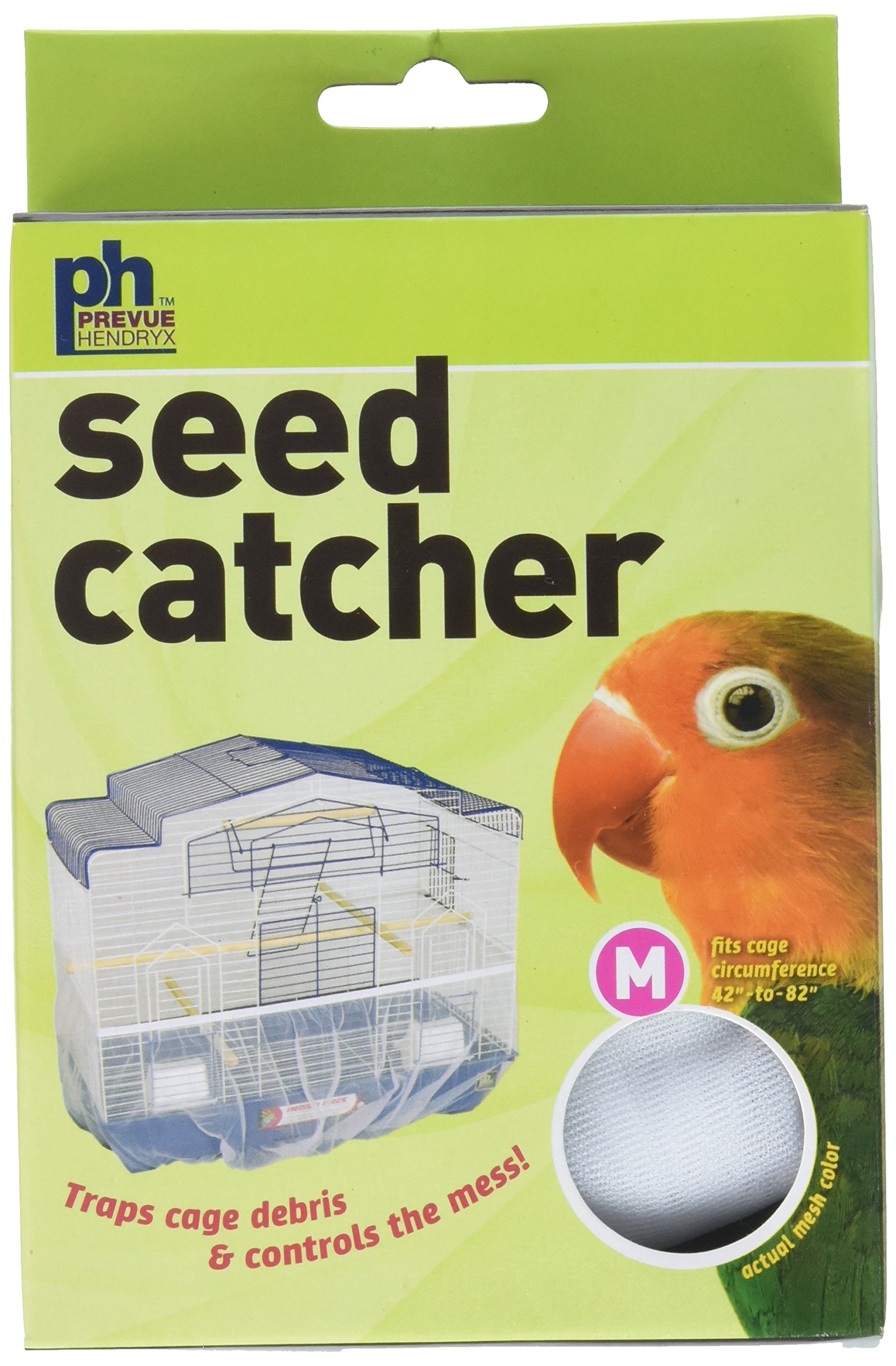 Prevue Pet Products Seed Guard Nylon Mesh Bird Seed Catcher, 8-Inch, Medium, color may vary