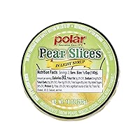 Vista 3 de MW Polar Rebanadas de pera en almíbar ligero, tarro de vidrio de 10 oz (paquete de 12)