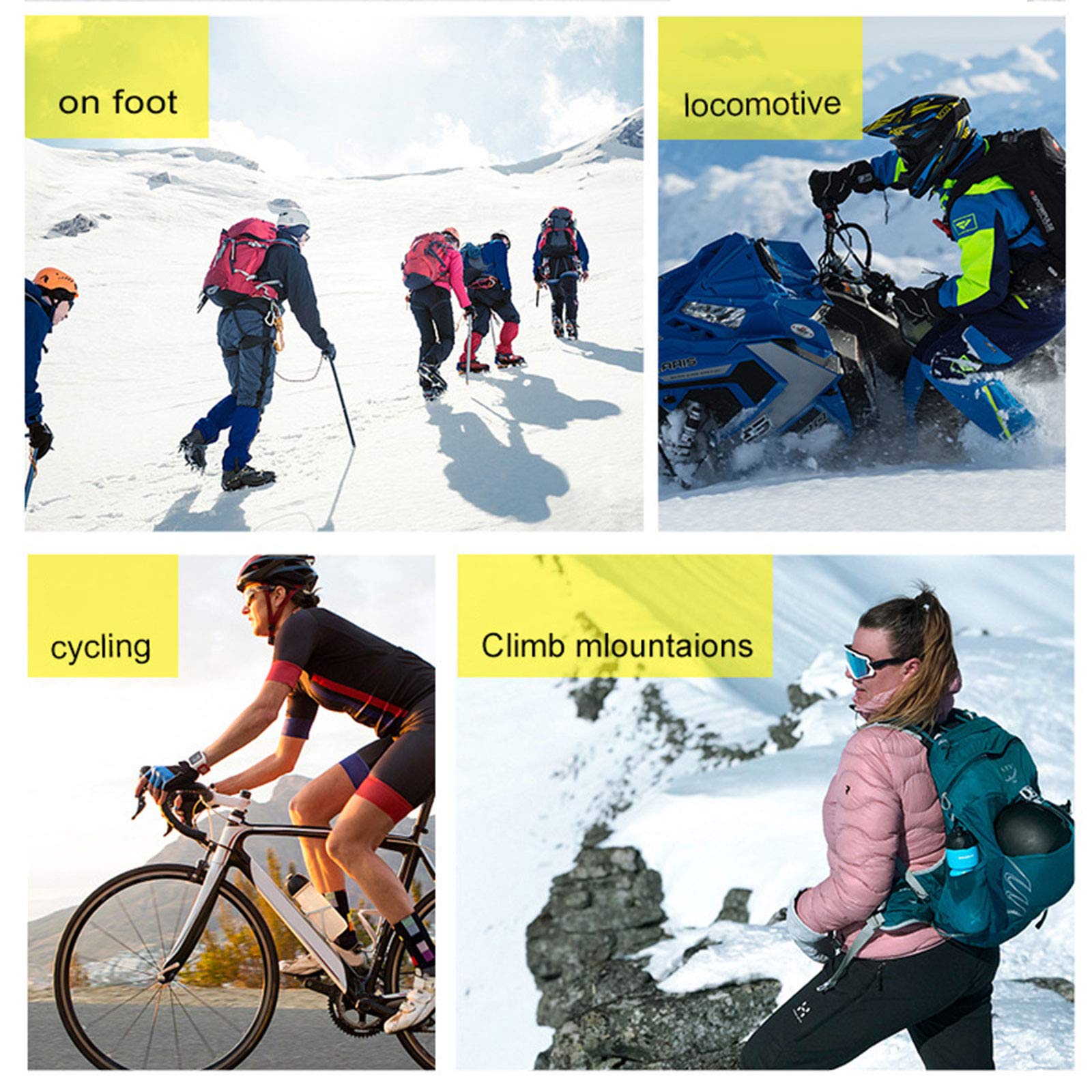 Elektrisch Verwarmde Handschoenen Oplaadbare Handwarmers, 3 Bestanden Instelbare Temperatuur, Winter Waterdichte Winddichte Thermische Handschoenen Voor Heren Dames Outdoor Motorski