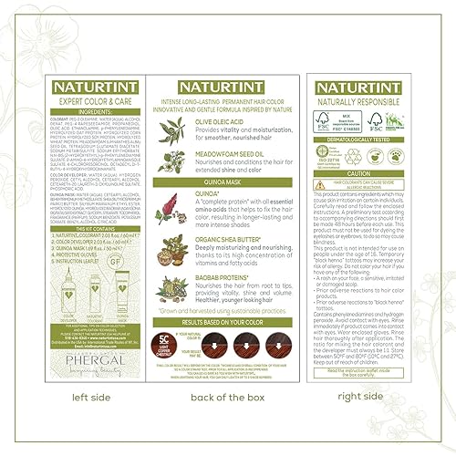 Miniatura 2 de Naturtint Tinte para el cabello castaño cobre claro 5C, 5.75 Fz