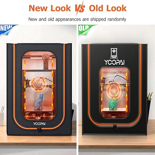 Miniatura 9 de Carcasa para impresora 3D con iluminación LED, resistente al polvo, a prueba de polvo, cubierta protectora de temperatura constante para Creality