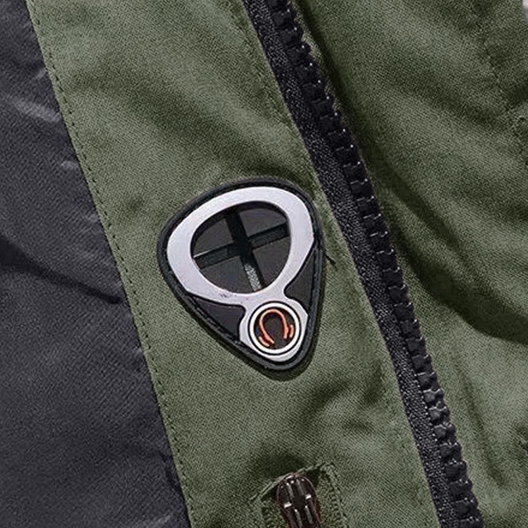 Piumino da uomo con cappuccio parka invernale spesso caldo parka casual piumino esterno termico