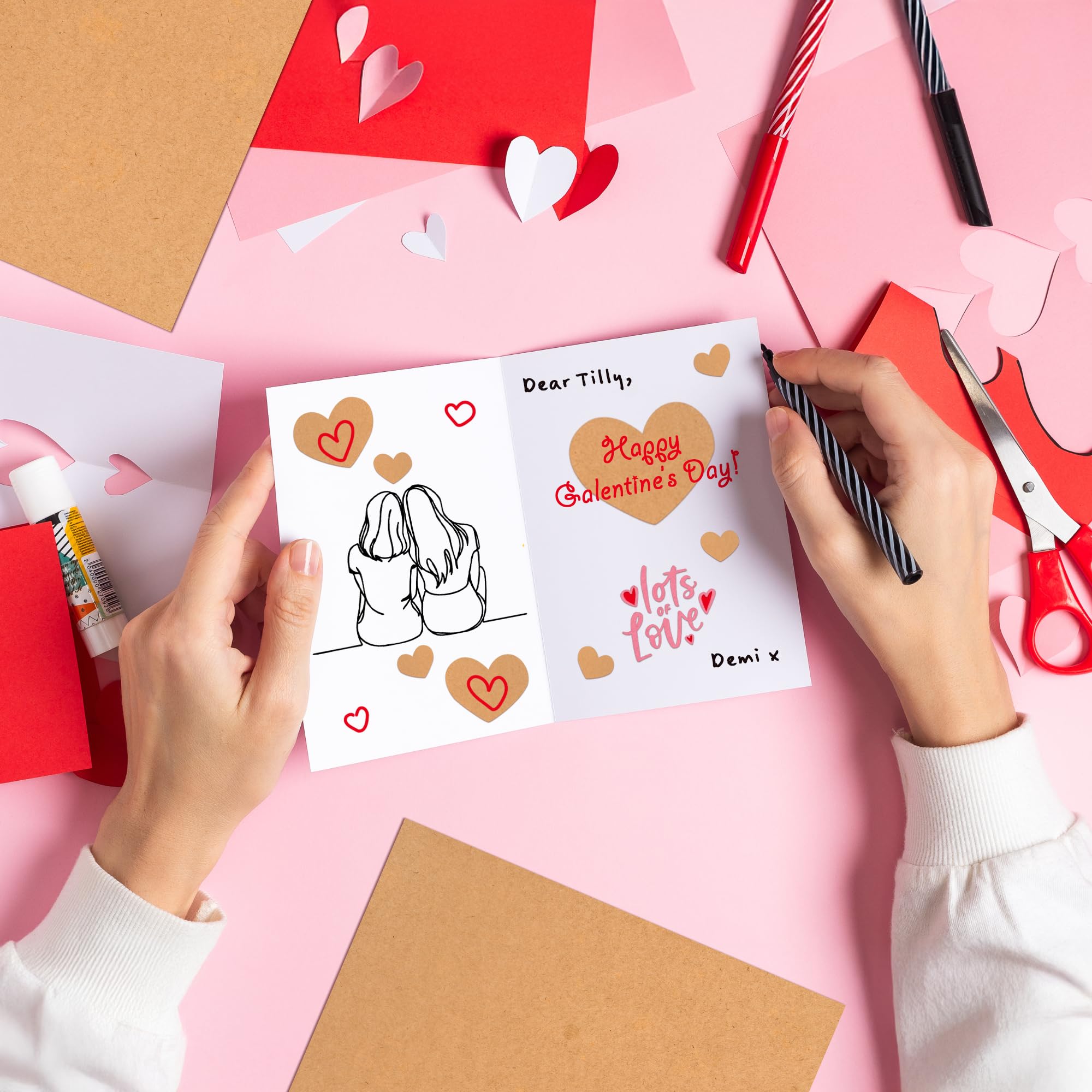Evergreen Goods - 500 fogli di carta kraft marrone opaca formato A4, etichette autoadesive per Cricut e Silhouette, stampabili a getto d'inchiostro e laser, durevoli e versatili, dimensioni 210 mm x