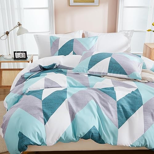 Miniatura 7 de Bedbay Juego de edredón negro tamaño King de cuadrícula negra, edredón de microfibra ultra suave a cuadros de 104 x 90 pulgadas con 2 fundas de