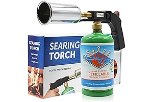 The Perfect Torch for Sous Vide and Gourmet Cooking: Flame King Grill Gun Propane Torch