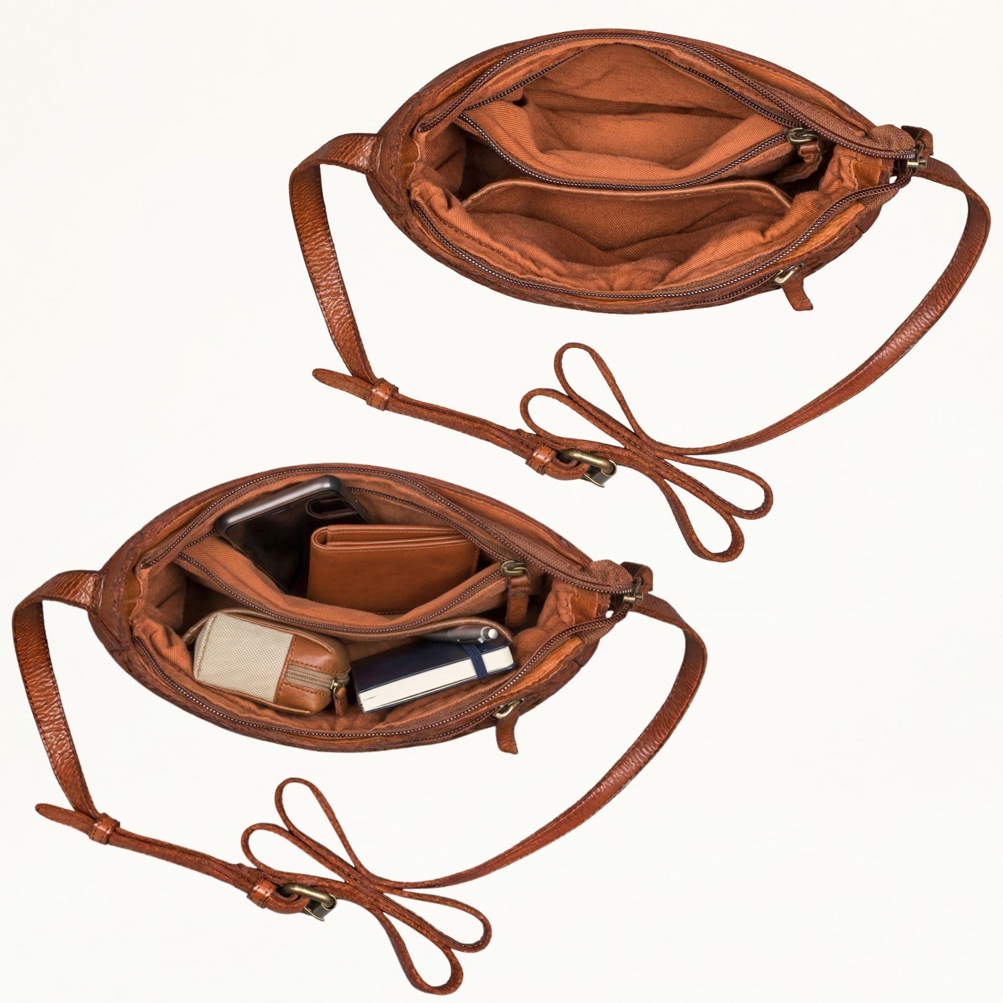 STILORD 'Jutta' Geflochtene Handtasche Damen Leder Flechttasche - Kleine Umhängetasche Flechtoptik Ledertasche - Vintage Abendtasche Echtleder Crossbody Bag Beuteltasche