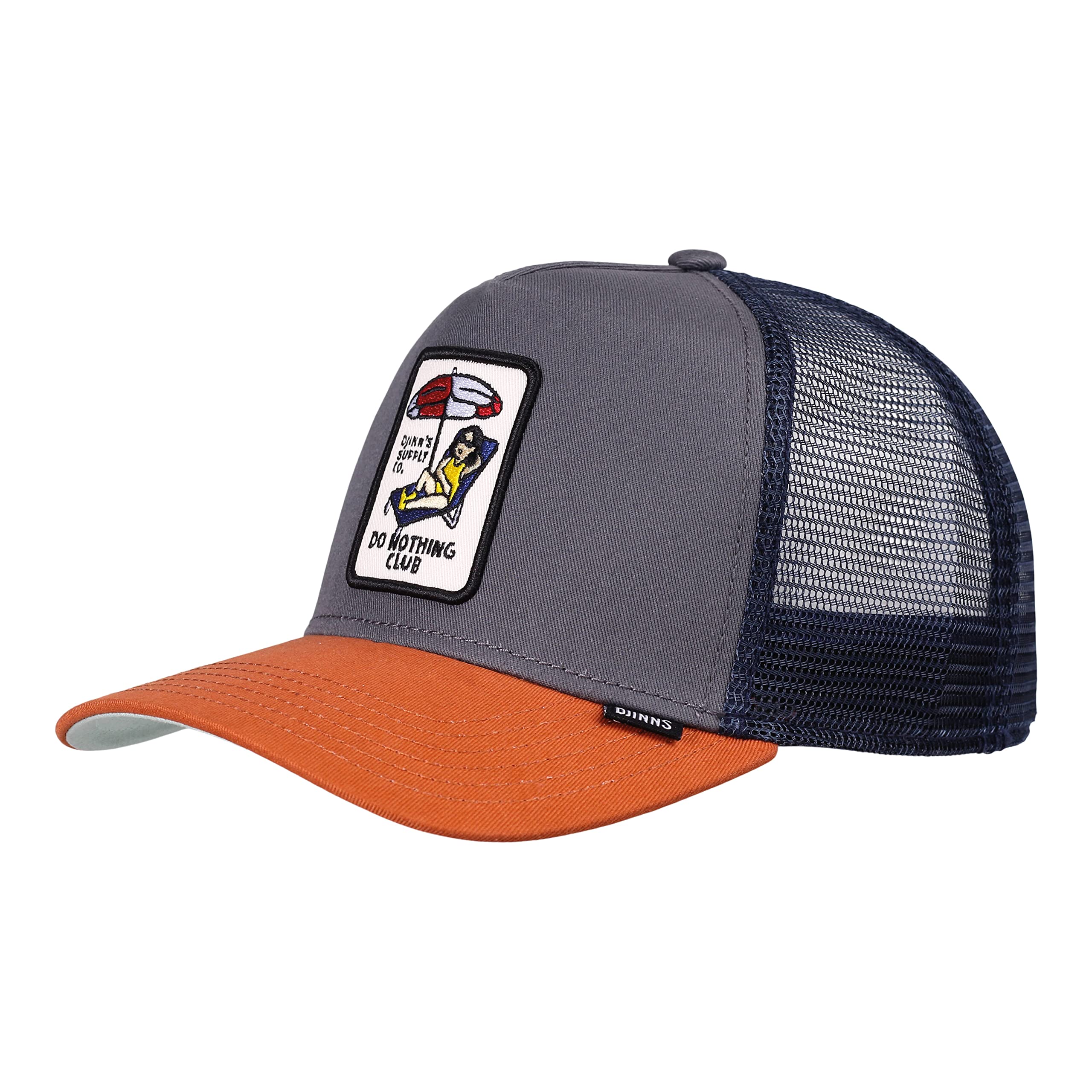 Djinns DNC New 1.5 Charcoal/Rust HFT Trucker Cap - One-Size