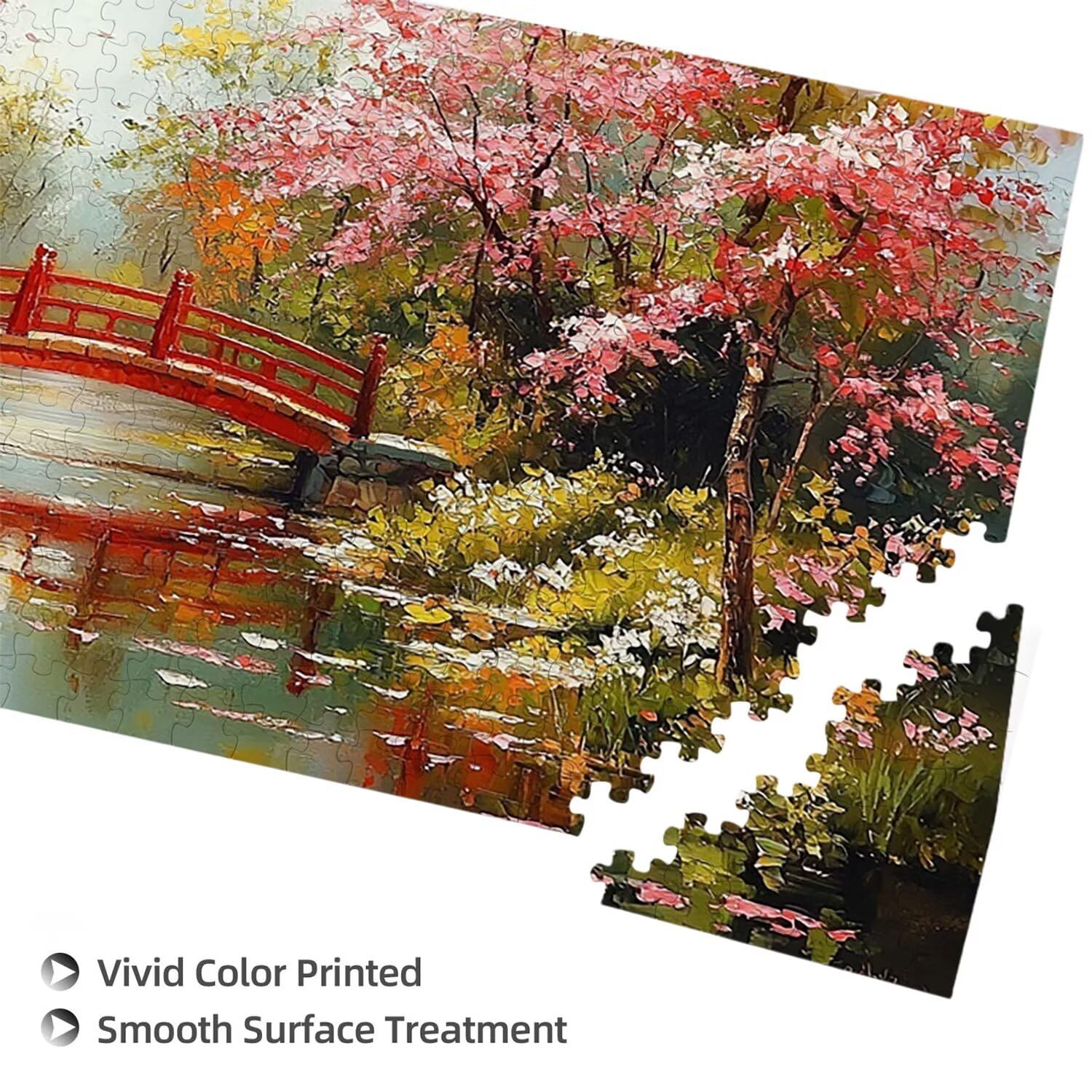 Puzzle dla dorosłych 1692 sztuk, puzzle sakura, trudne, wymagające, puzzle idealnie pasują, litery na plecach, bez pudru, prezent dla seniorów (179x31 cm) v788