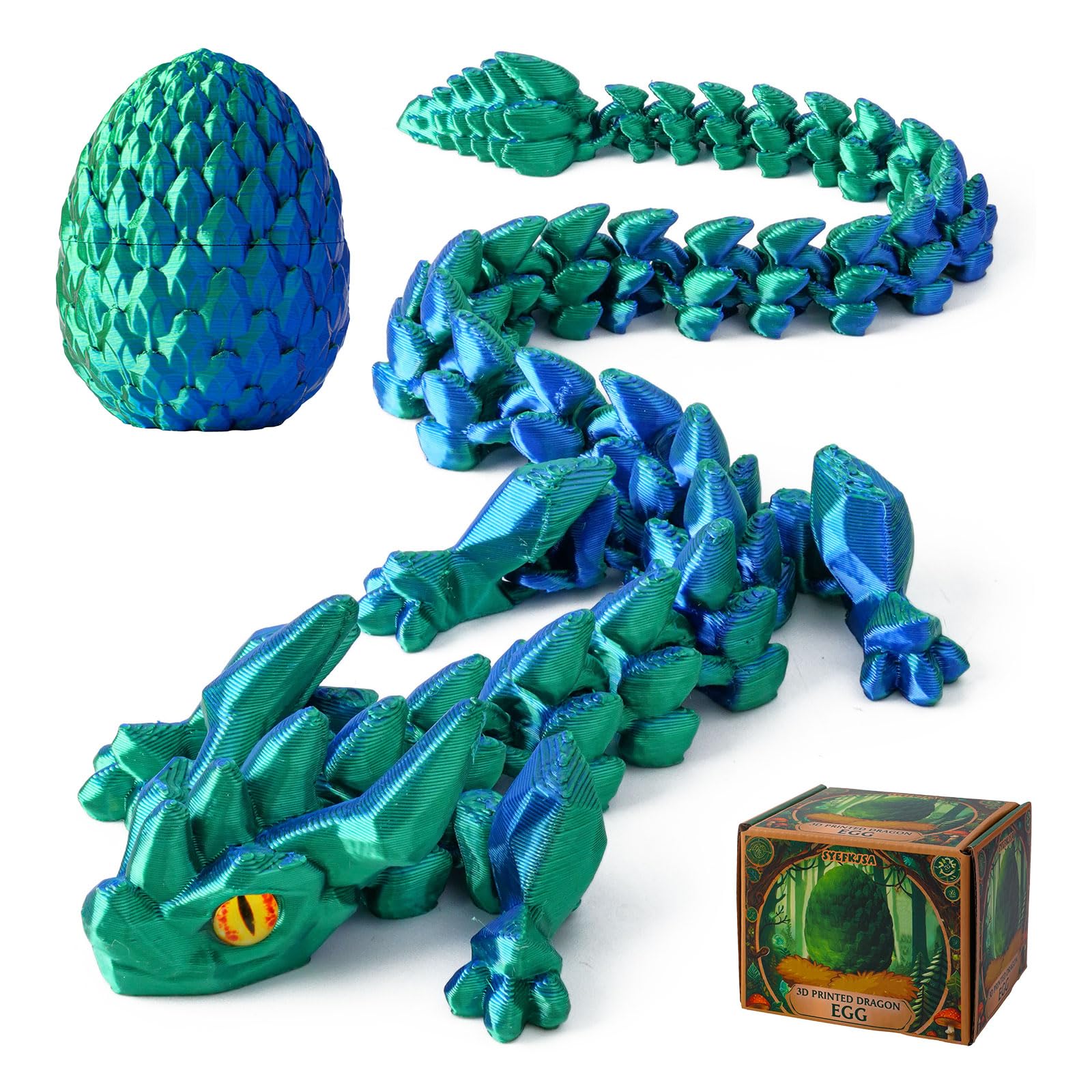 Photo 1 of SYEFKJSA 3D Printed Dragon Eggs with Dragon Inside - 12Inch