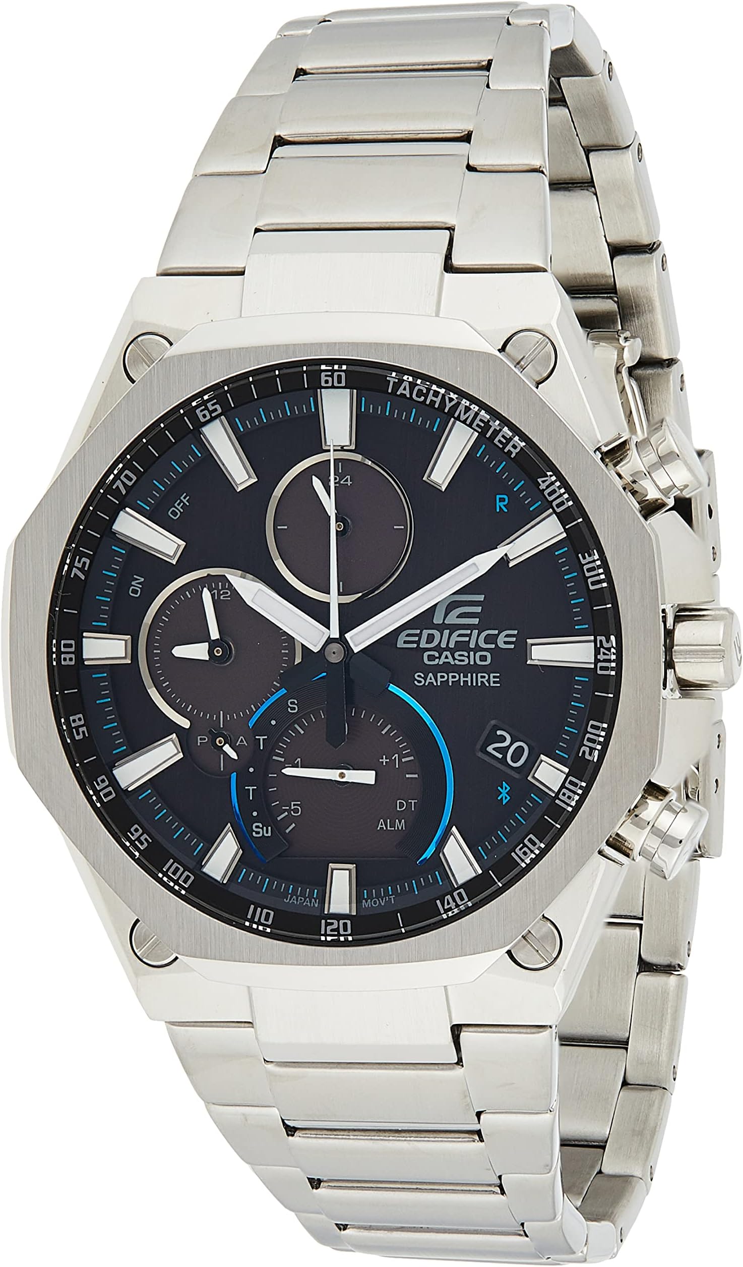 Casio Edifice Bluetooth Connect Chronograph Black Dial Men's Watch - EQB-1100D-1ADR (ED503)