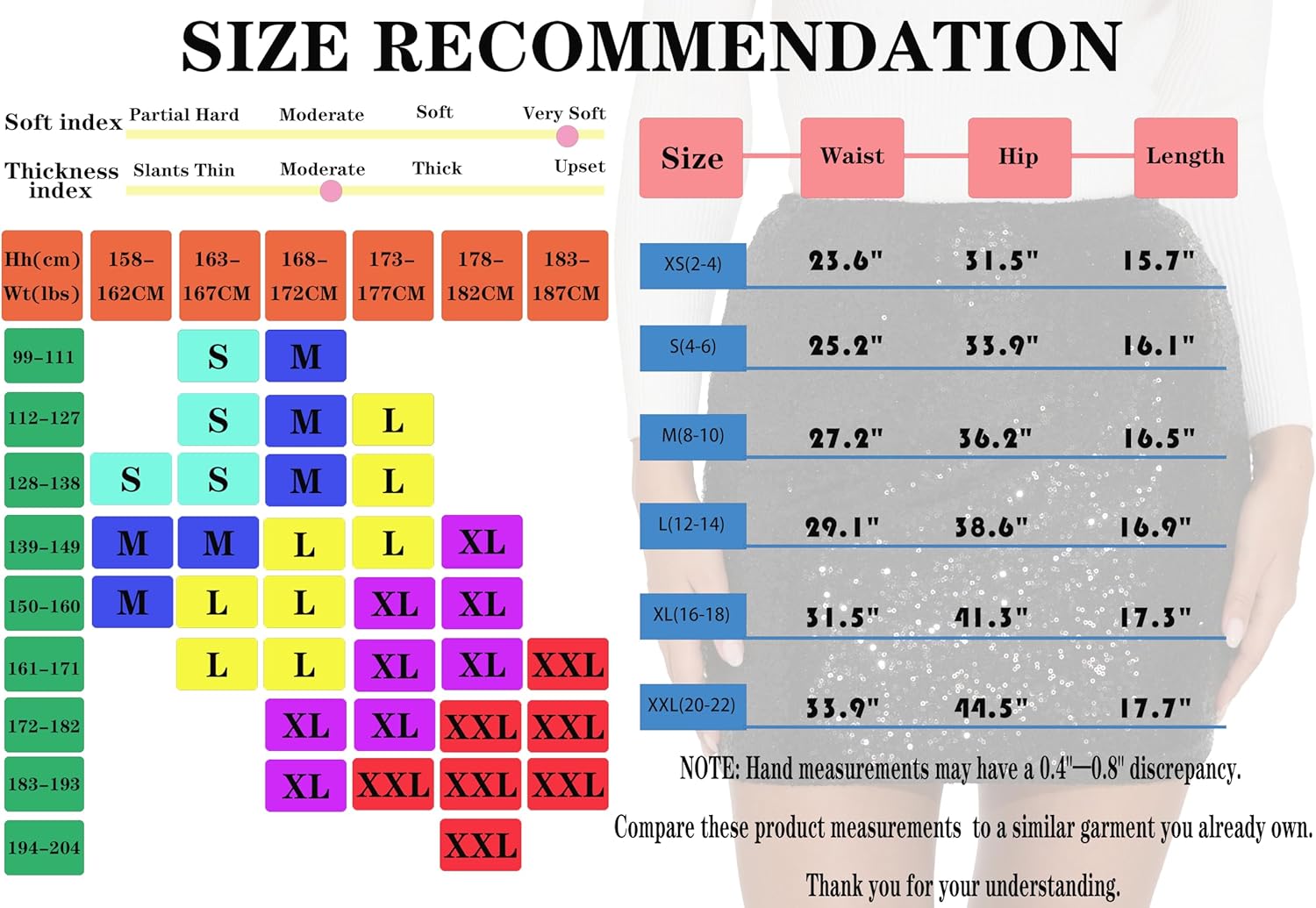 GUANYY Women's Sequin Skirt High Waisted Stretchy Bodycon Pencil Mini Sparkly Skirts Night Out Party - Image 6