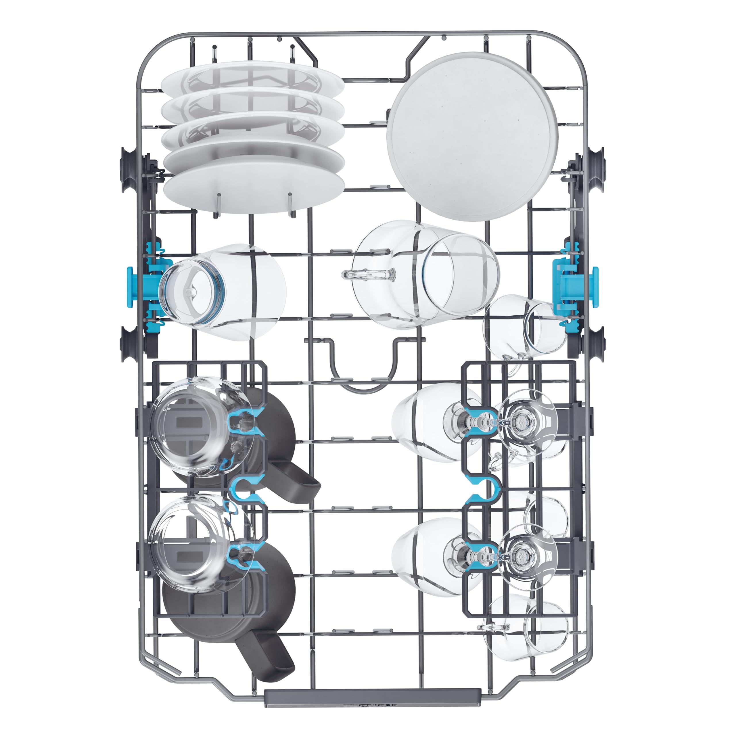 Haier I-Pro Shine Series 4 XI1C3TB2FB - Lavavajillas Integrable 45CM, 11 Servicios, Tercera Bandeja, WIFI, Inicio Diferido, Apertura Automática de Puerta, 43DB, Panel de Integración No Incluido