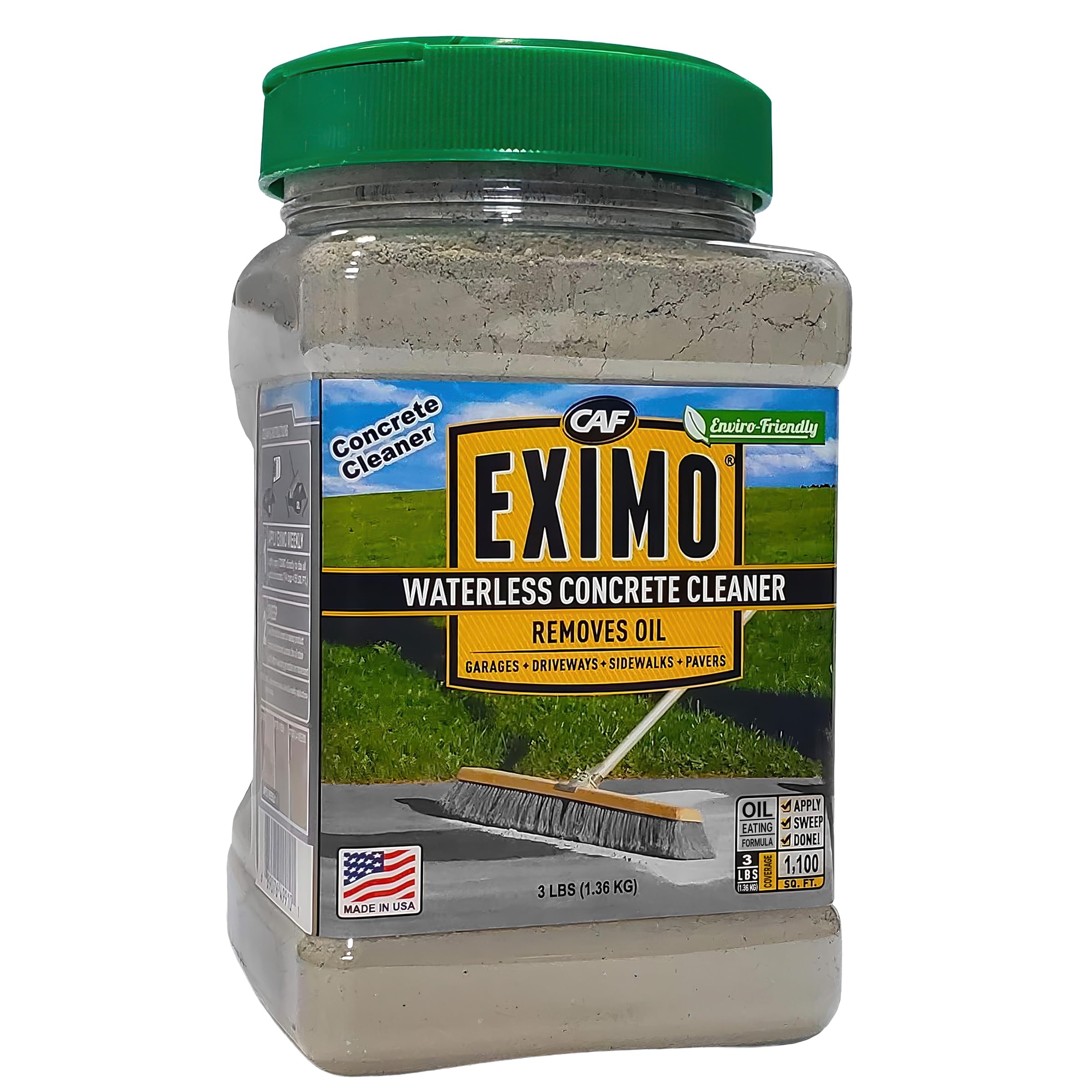 CAF Outdoor Cleaning EXIMO Waterless Concrete Cleaner