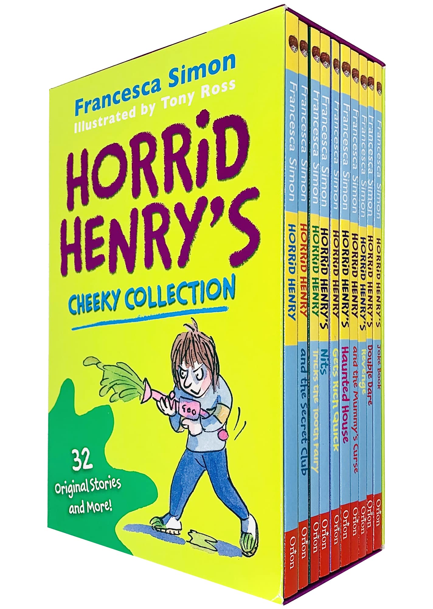 Horrid Henry's Cheeky Collection 10 Books Box Set by Francesca Simon (32 Original Stories and More!)