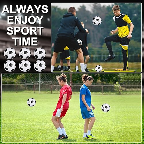 Miniatura 5 de Libima 13 pelotas de fútbol a granel, 10 unidades, pelota de fútbol oficial con 2 bombas y bolsa de transporte, juego de entrenamiento para