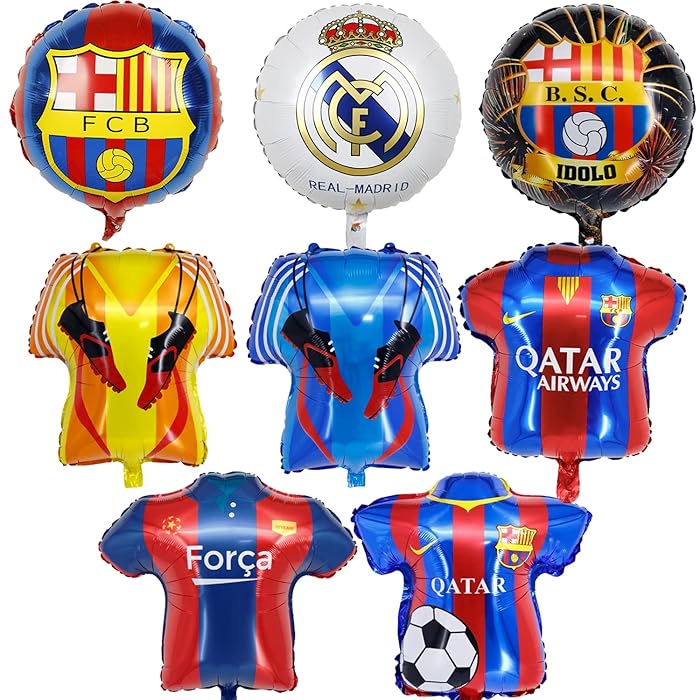 Buy World Soccer Jersey Cup Foil Balloon Messi Ronaldo Tee Shirt Soccer