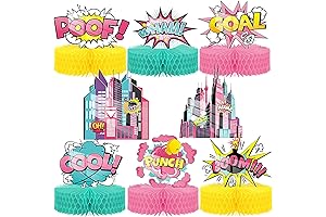 Powerpuff Girls Party Decorations Supplies Kit - 8 Pack Super Stretchy Heroes...