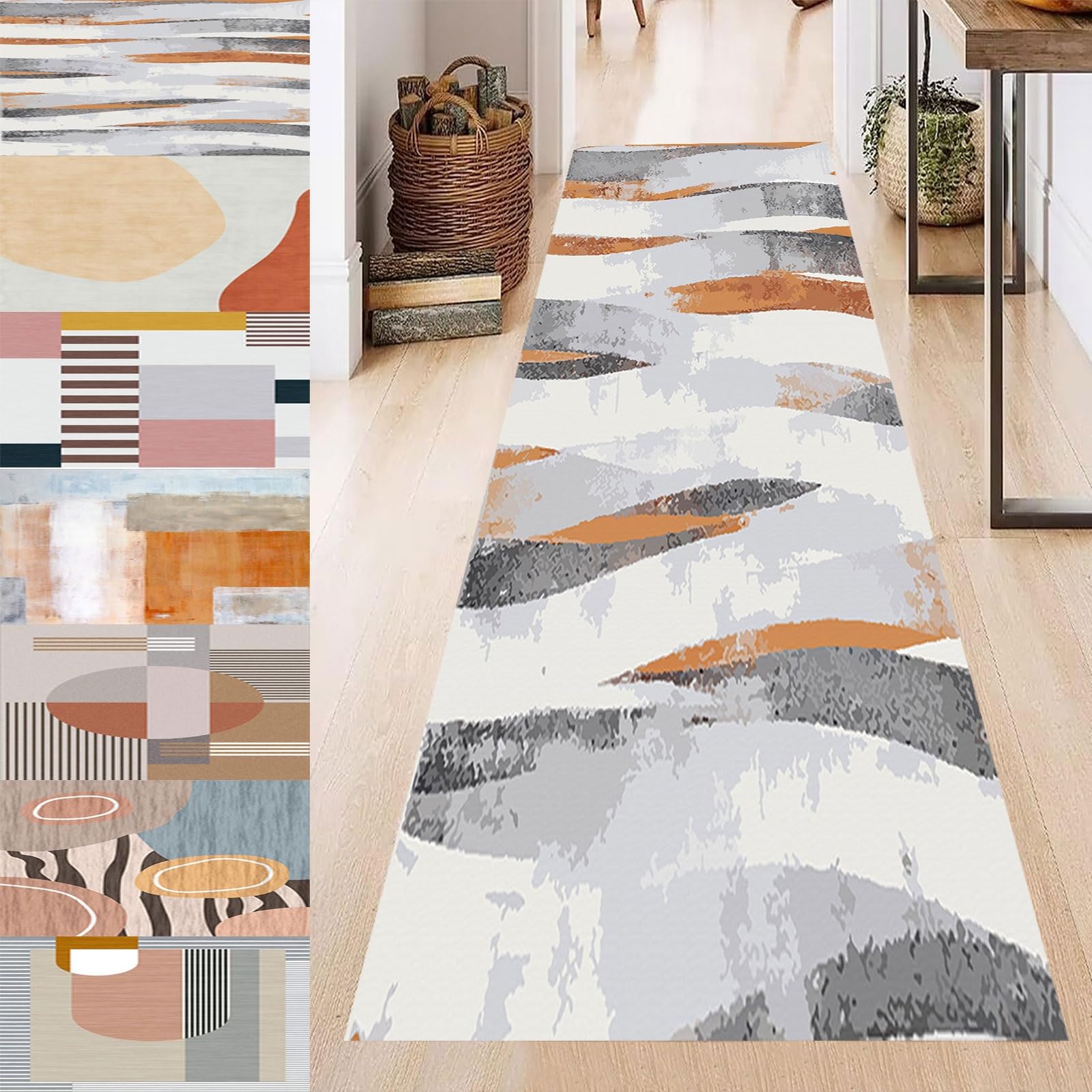 Alfombras pasillo modernas decorativas para renovar tu sala de estar