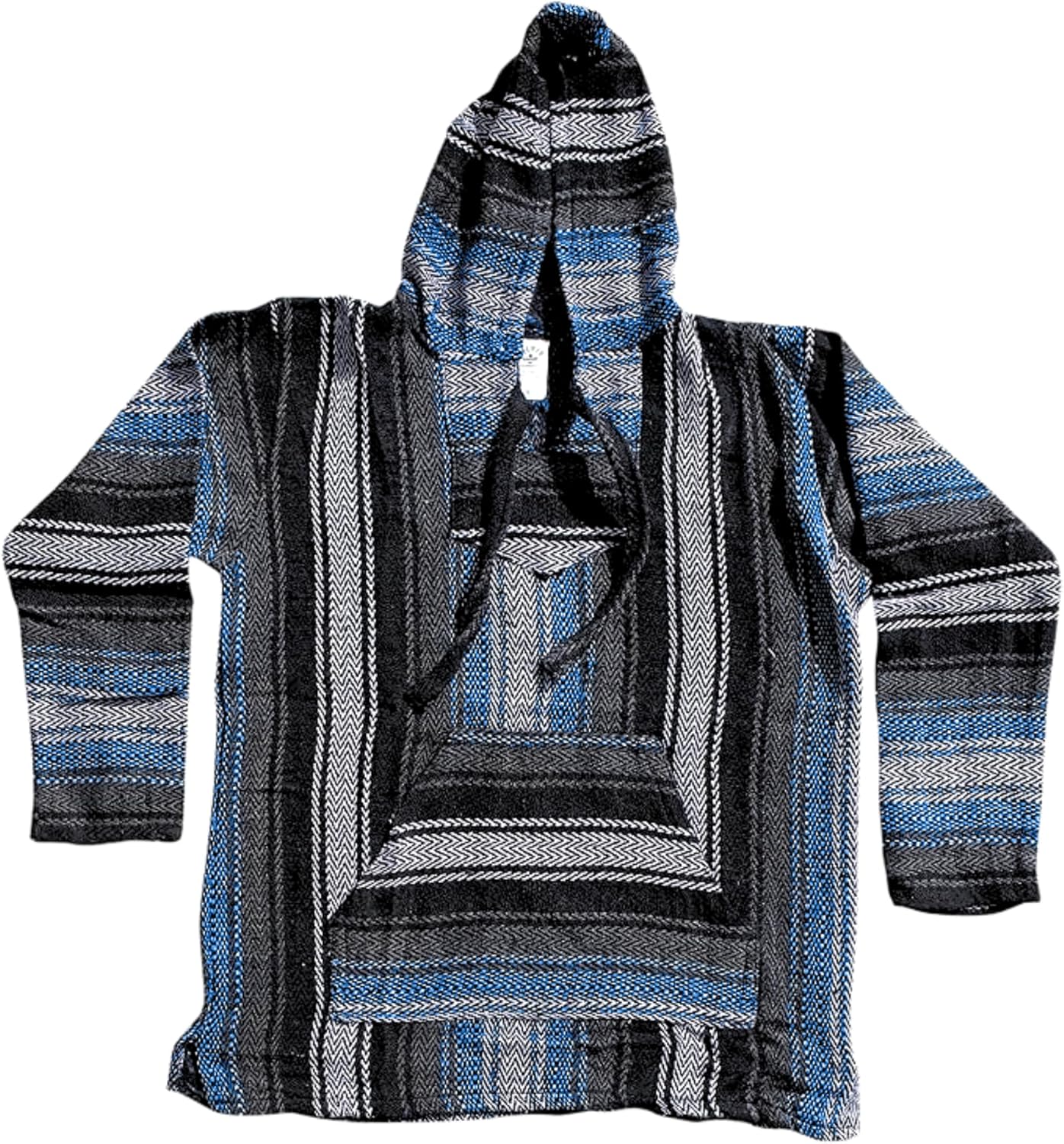 Del Mex Mexican Baja Hoodie Sweatshirt Pullover Jerga Surf Poncho Drug Rug - Image 2