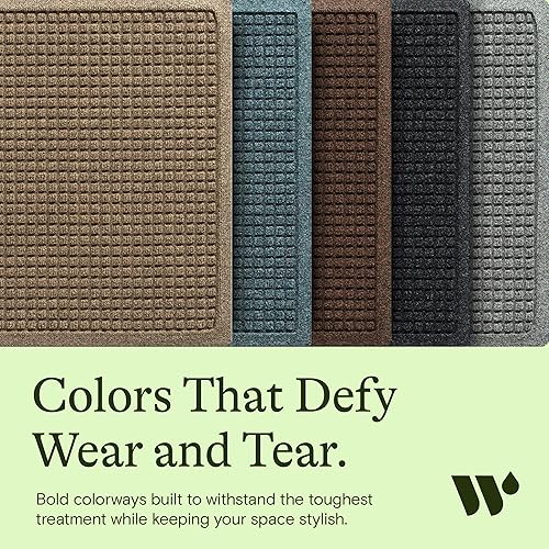 Miniatura 4 de WaterHog - Tapete con parte trasera de goma para interiores y exteriores, protección antideslizante para uso en puerta principal, vestíbulo, porche,