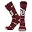 TCK Oklahoma Sooners Mayhem Crew Socks (Crimson/White, Medium) - Oklahoma Sooners,Medium