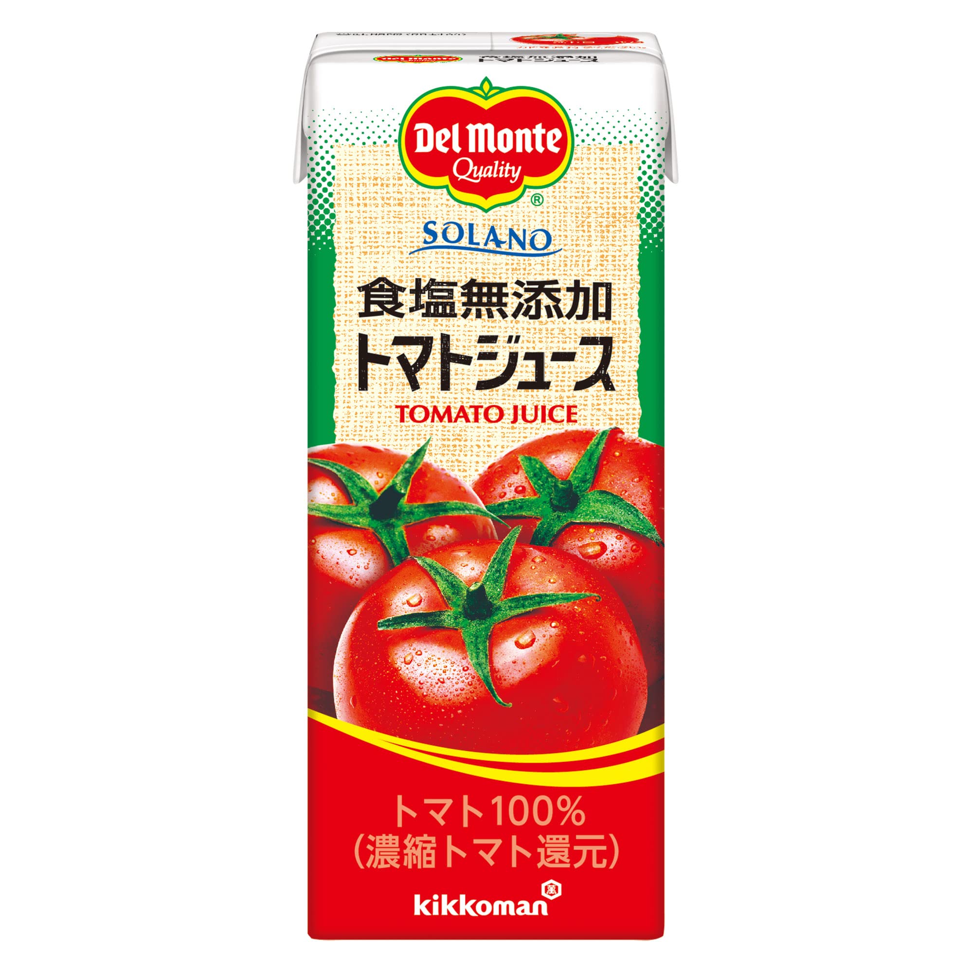 Amazon.co.jp: デルモンテ SOLANO 食塩無添加トマトジュース 200ml×24