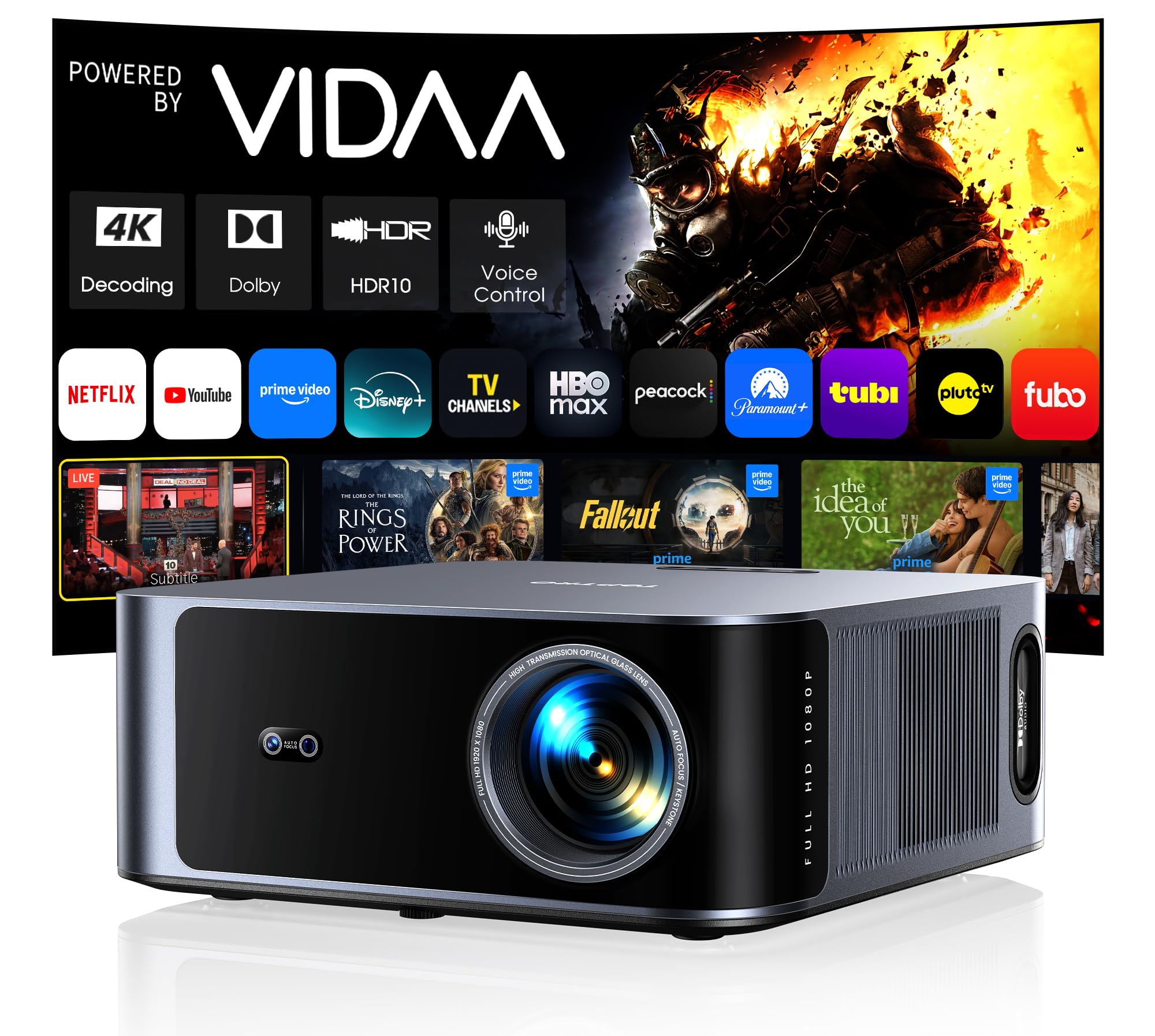 TOPTRO X9 Pro 4K Projector