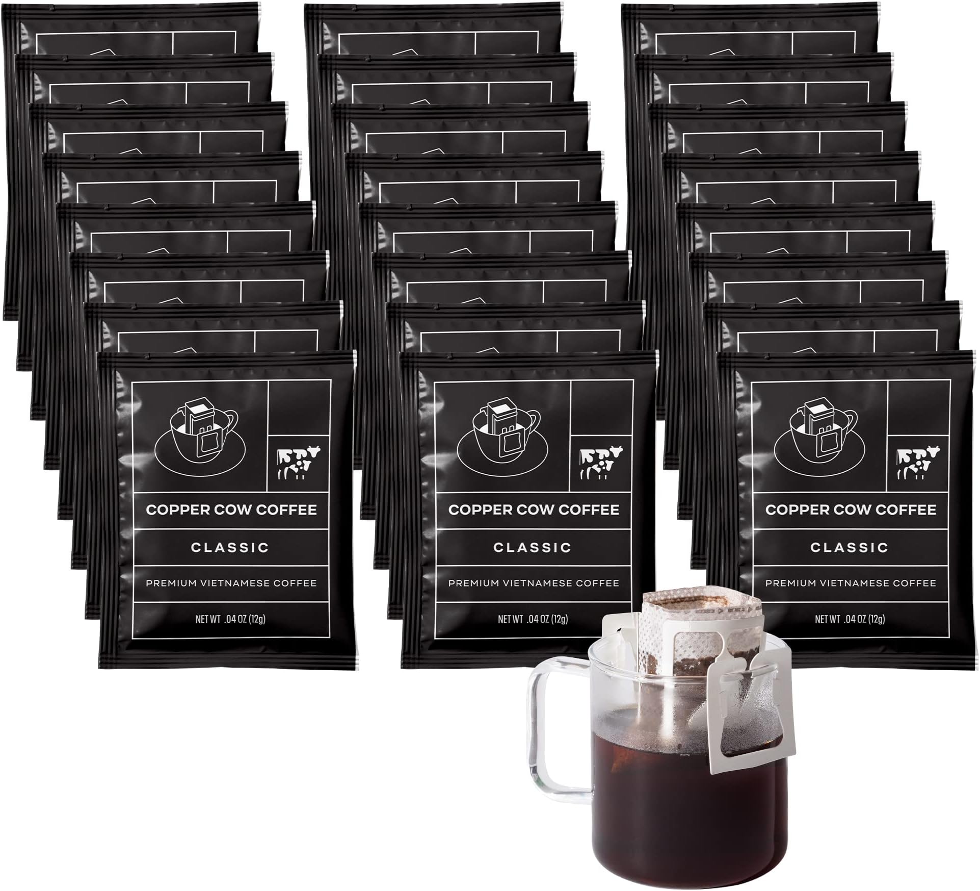 Copper Cow Coffee Vietnamese Iced Coffee Single Serve