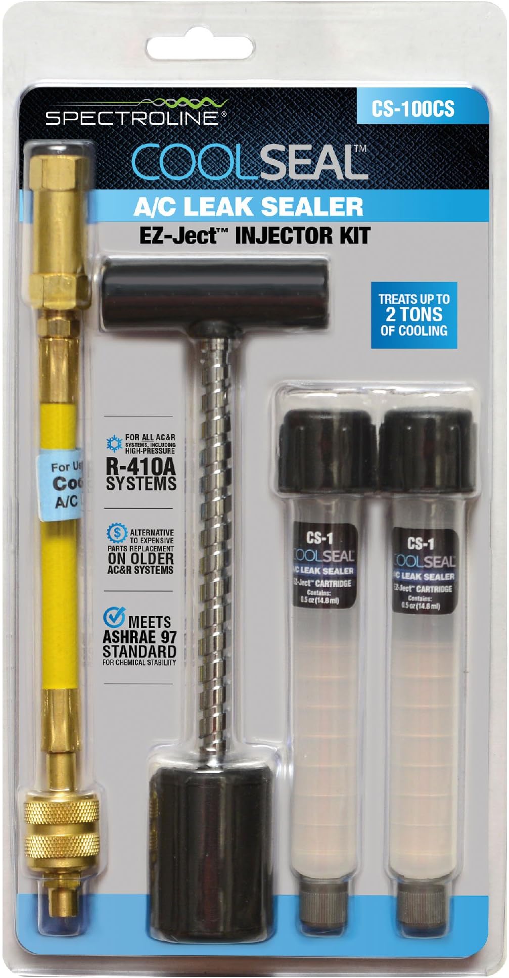 A/C Leak Sealer Kit, Up to 4 tons