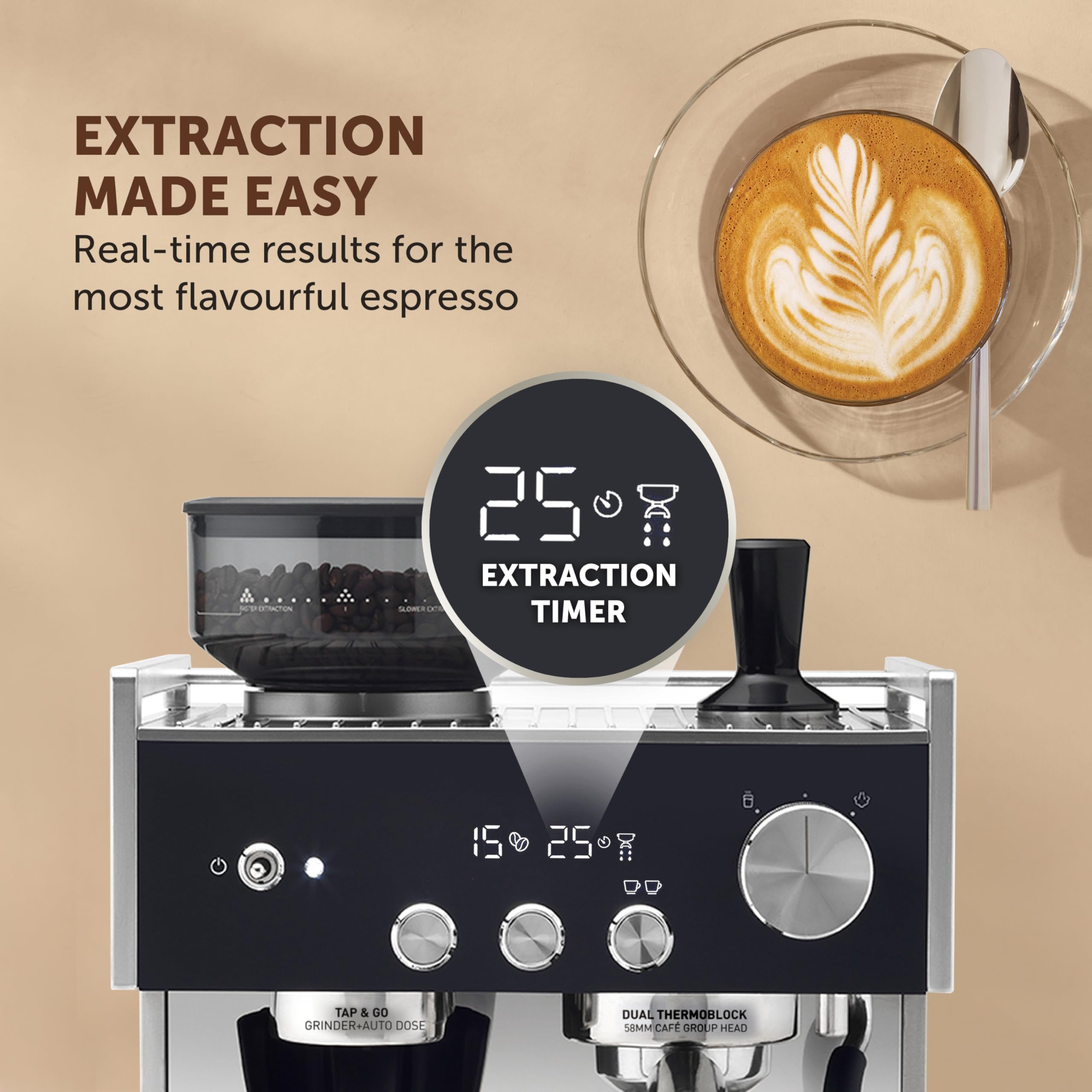 Amazon.co.jp: Breville Barista シグネチャーエスプレッソマシン | 豆