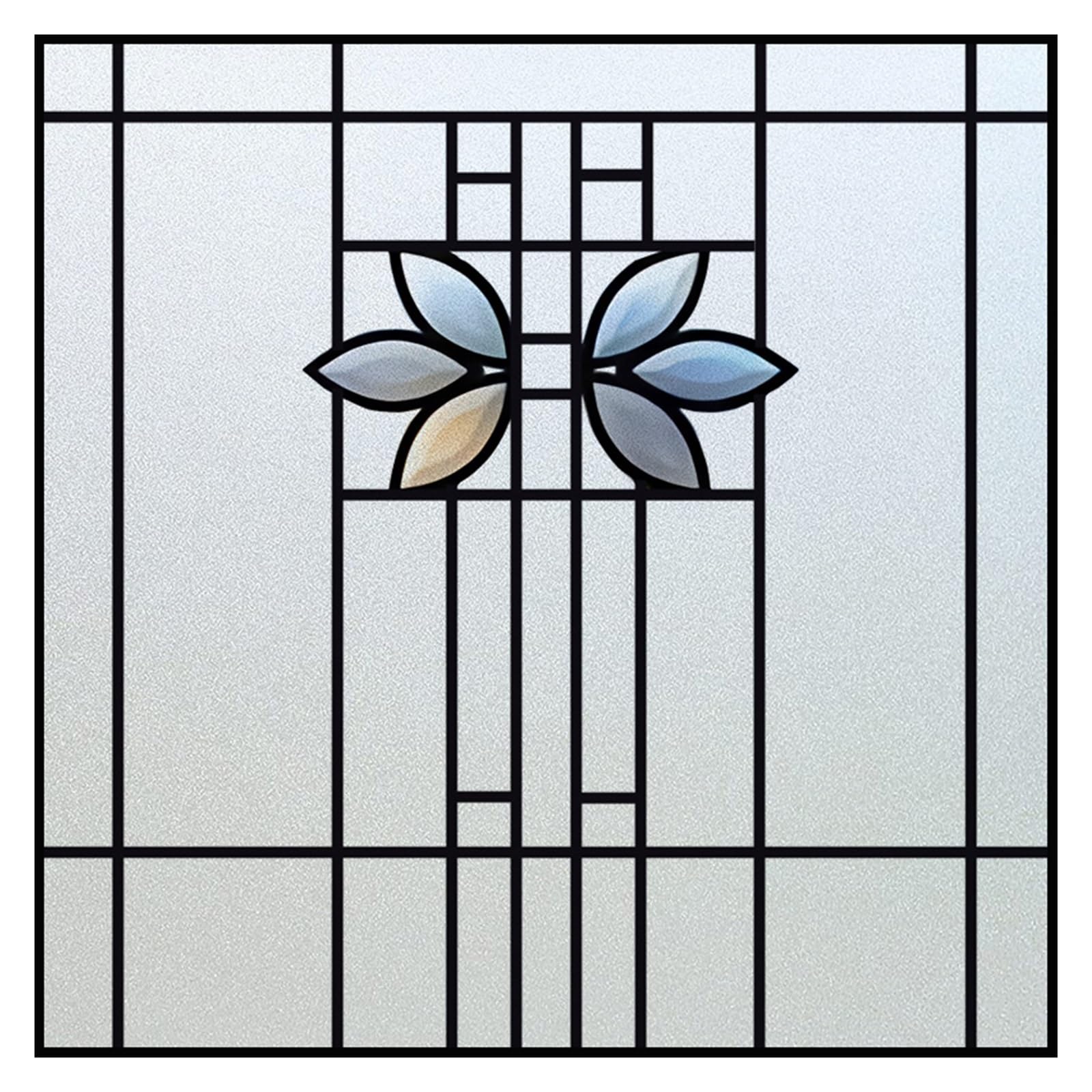Vinilo Ventana Película de vidriera esmerilada for privacidad, Pegatinas Adhesivas estáticas Mate, Ducha, Cocina, Oficina, decoración del hogar para la Oficina(08,Custom Contact us)