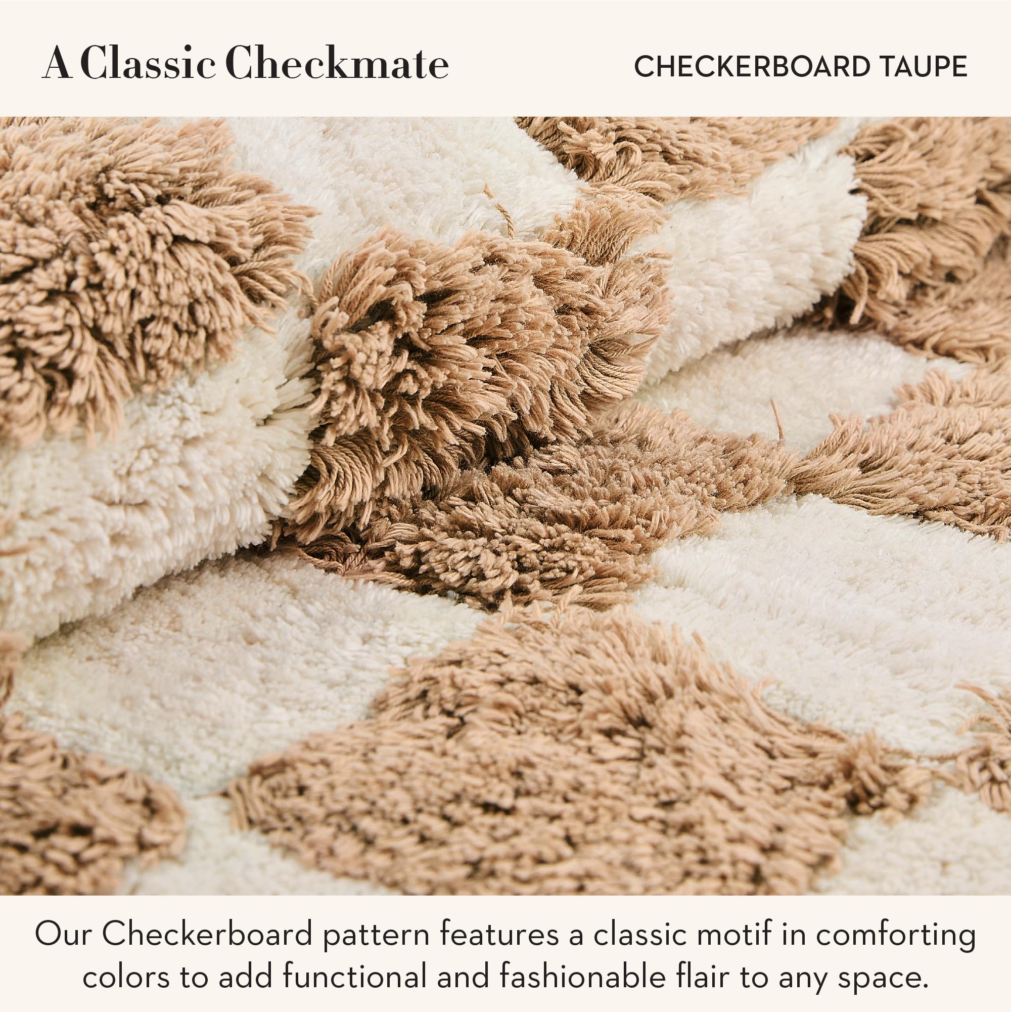 Amazon.com: MacKenzie-Childs: Mocha Check Bath