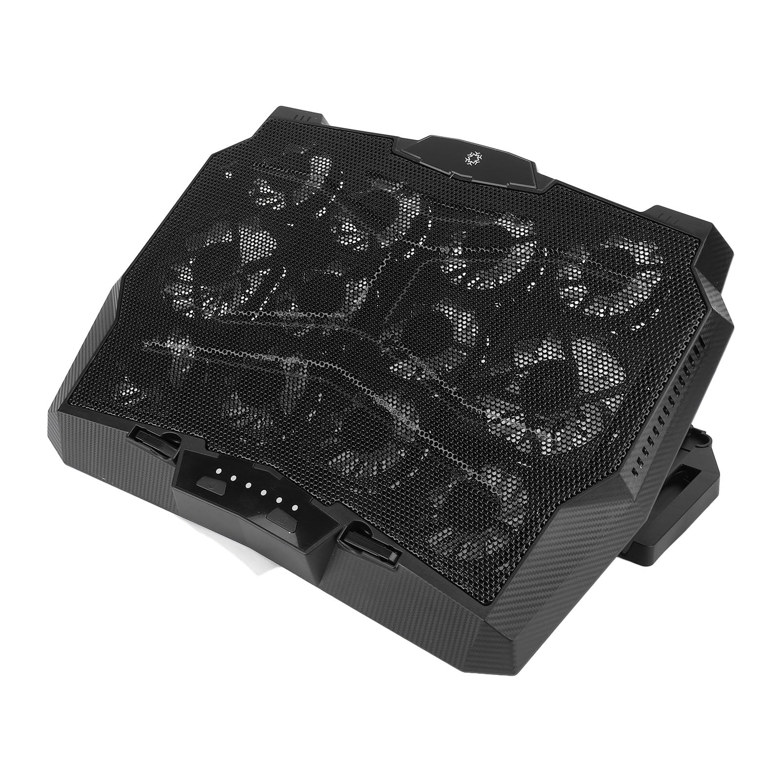 Pad di Raffreddamento per Laptop Ad Alta velocità con 12 Ventole in Altezza Regolabile per Supporto Portatile Leggero per Ufficio Domestico