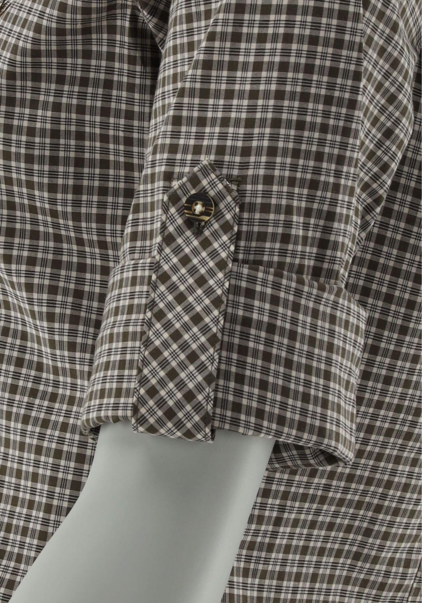 OS Trachten Damen Bluse Langarm Trachtenbluse mit Liegekragen Prami