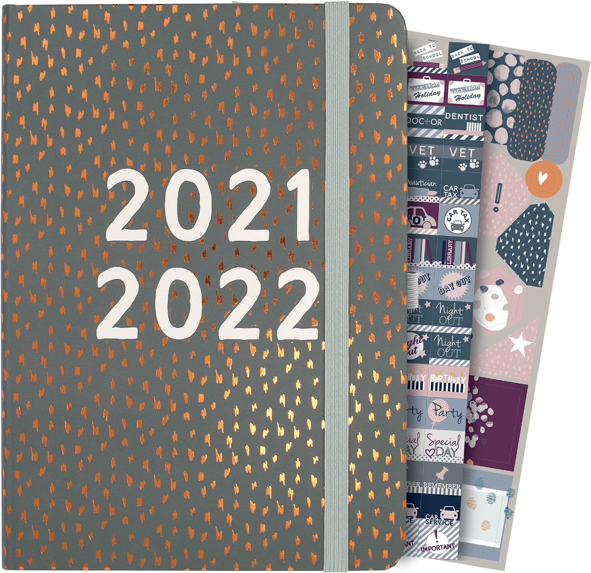 Boxclever Press Perfect Year Luxury 2021-2022 Diary. Stunning Academic Diary 2021-2022 Week To View A5 runs Aug'21 - Jul'22. 2021 2022 Diaries for Perfect Organisation. Premium Gifts for Women.