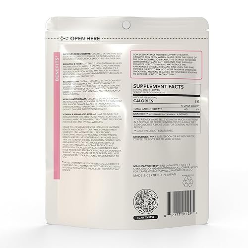 Miniatura 4 de TONE & GLOW Polvo de extracto de semilla de coix 100% puro sin OMG Lágrimas de trabajocebada perladaAdlay Vegano, sin gluten, concentrado, todo