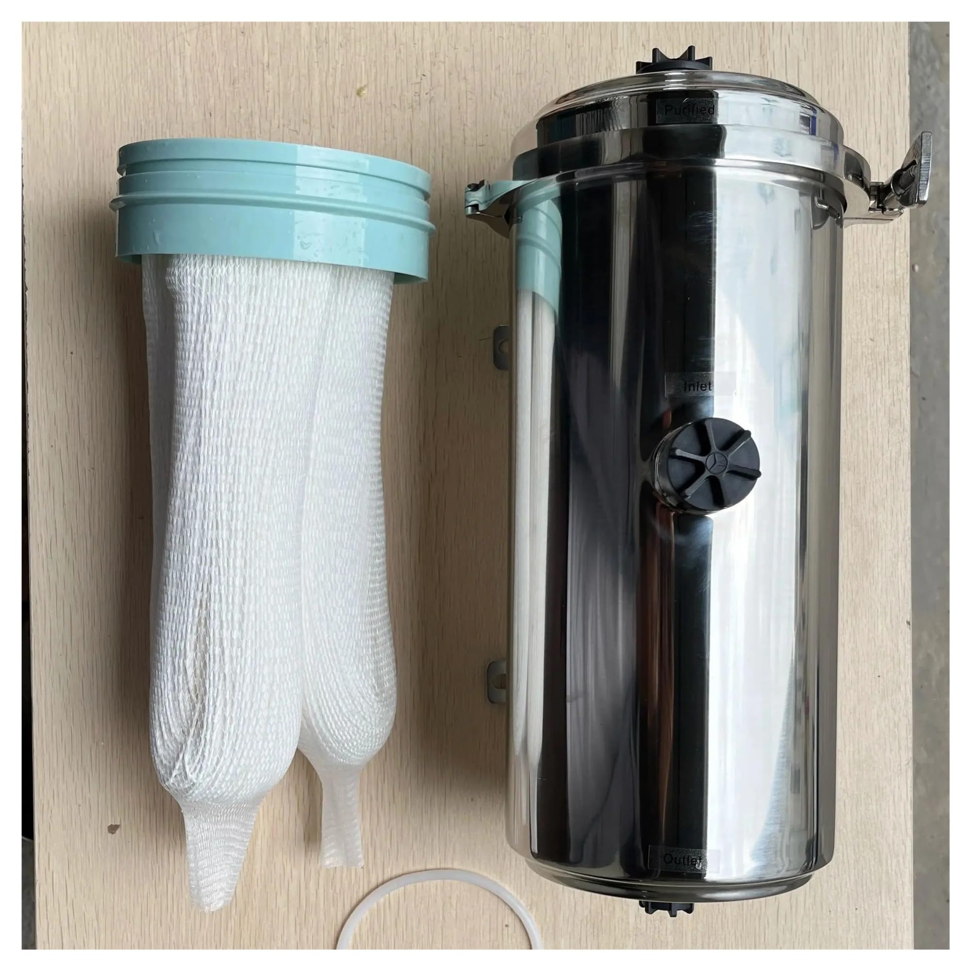 Filtro purificador de ultrafiltración PVDF cocina doméstica comercial acero inoxidable 304 3000L