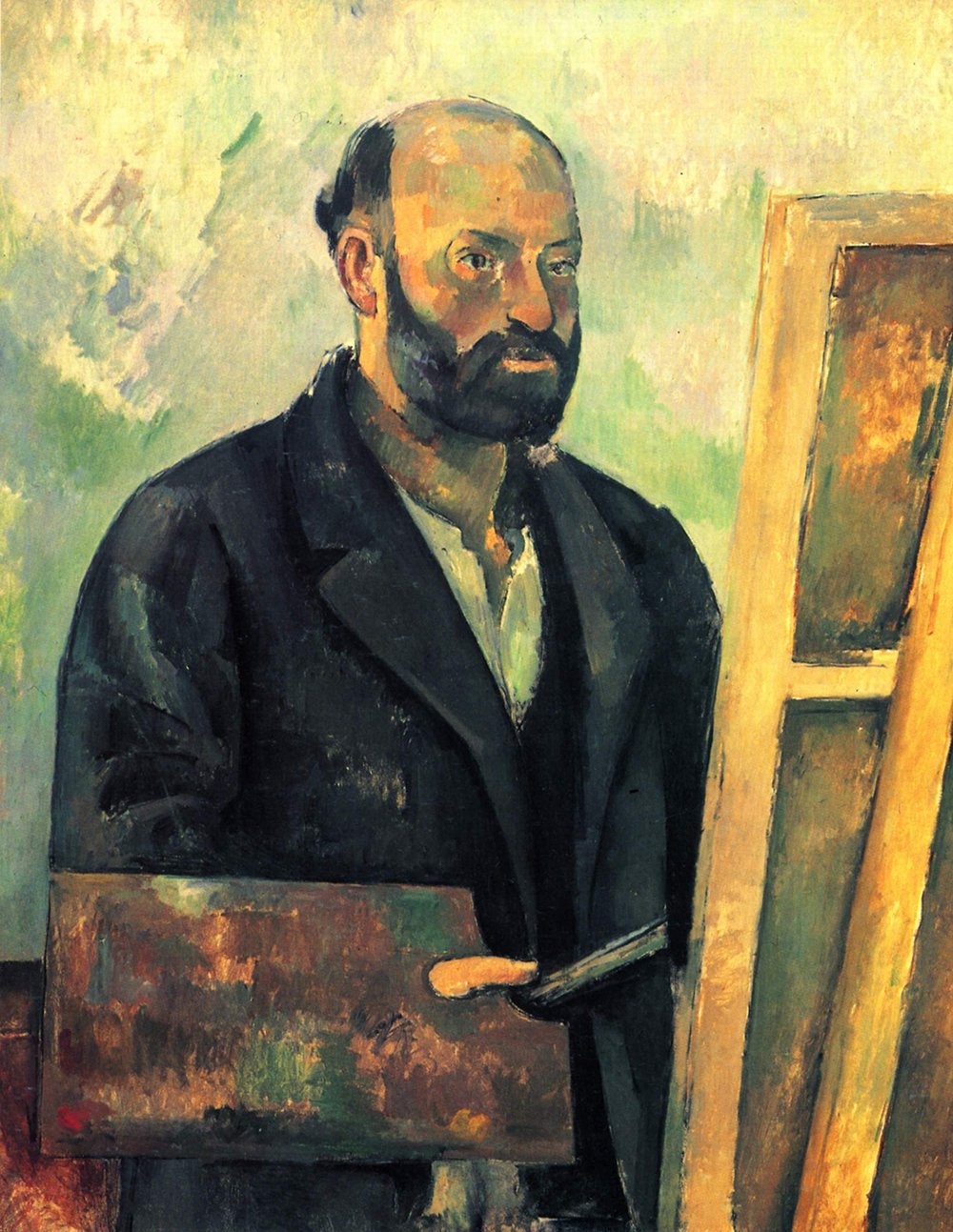 Paul Cezanne Self Portrait affiche matte extra large pour decoration murale salon