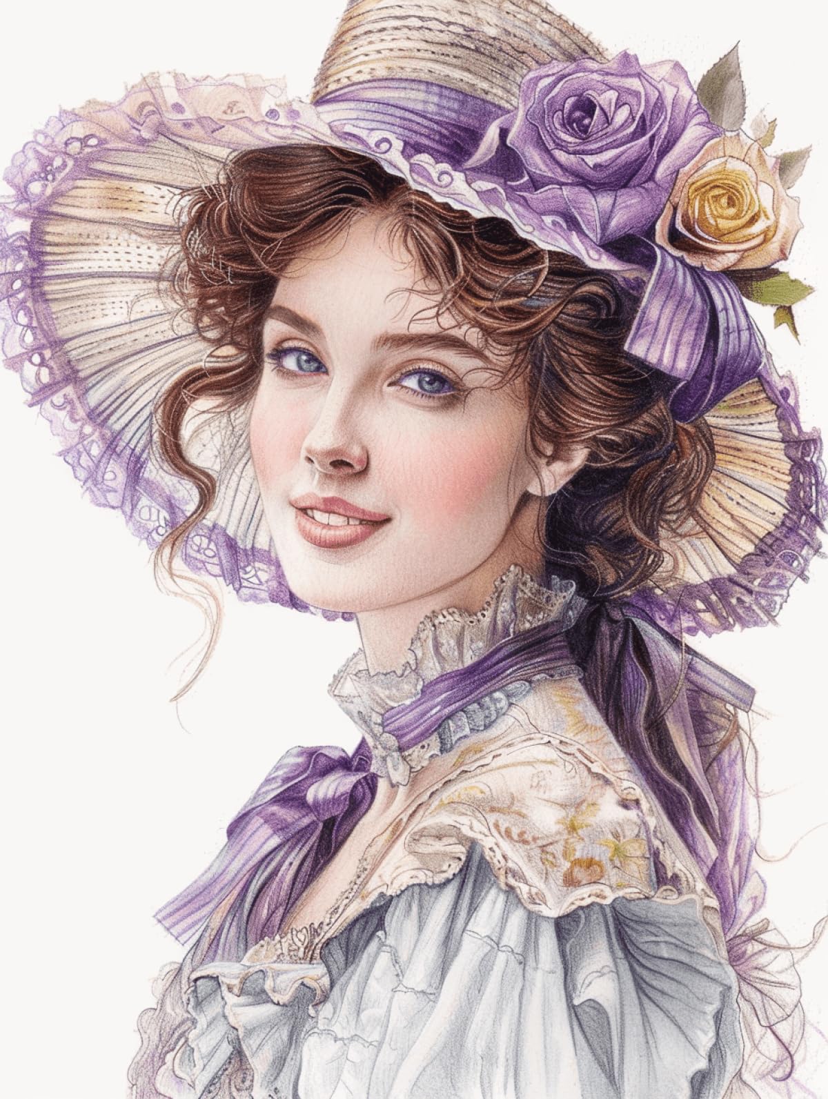 DIY Kits De Bordado Con Cuentas Retrato Clásico De Mujer Kit De Bordado Con Cuentas Para Adultos,Set De Tapiz Con Bordado A Mano,Kits De Bordado Con Cuentas De Semillas Para Hacer Uno Mism 40x50cm