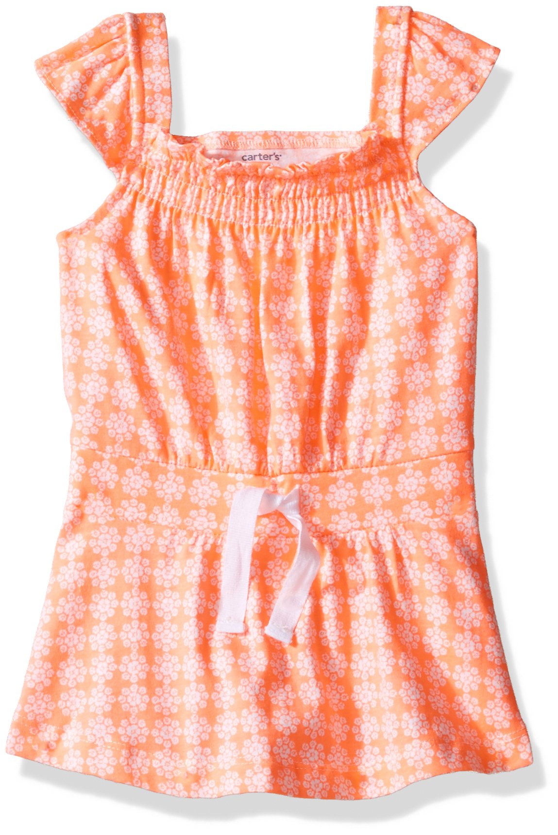 Carter's Unisex Baby Geo Print Babydoll (niemowlęcy) - pomarańczowy - 18 m