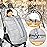 Orzbow Warm Bunting Bag Universal, Stroller Sleeping Bag Cold Weather, Waterproof Toddler Footmuff (Beige, Large)