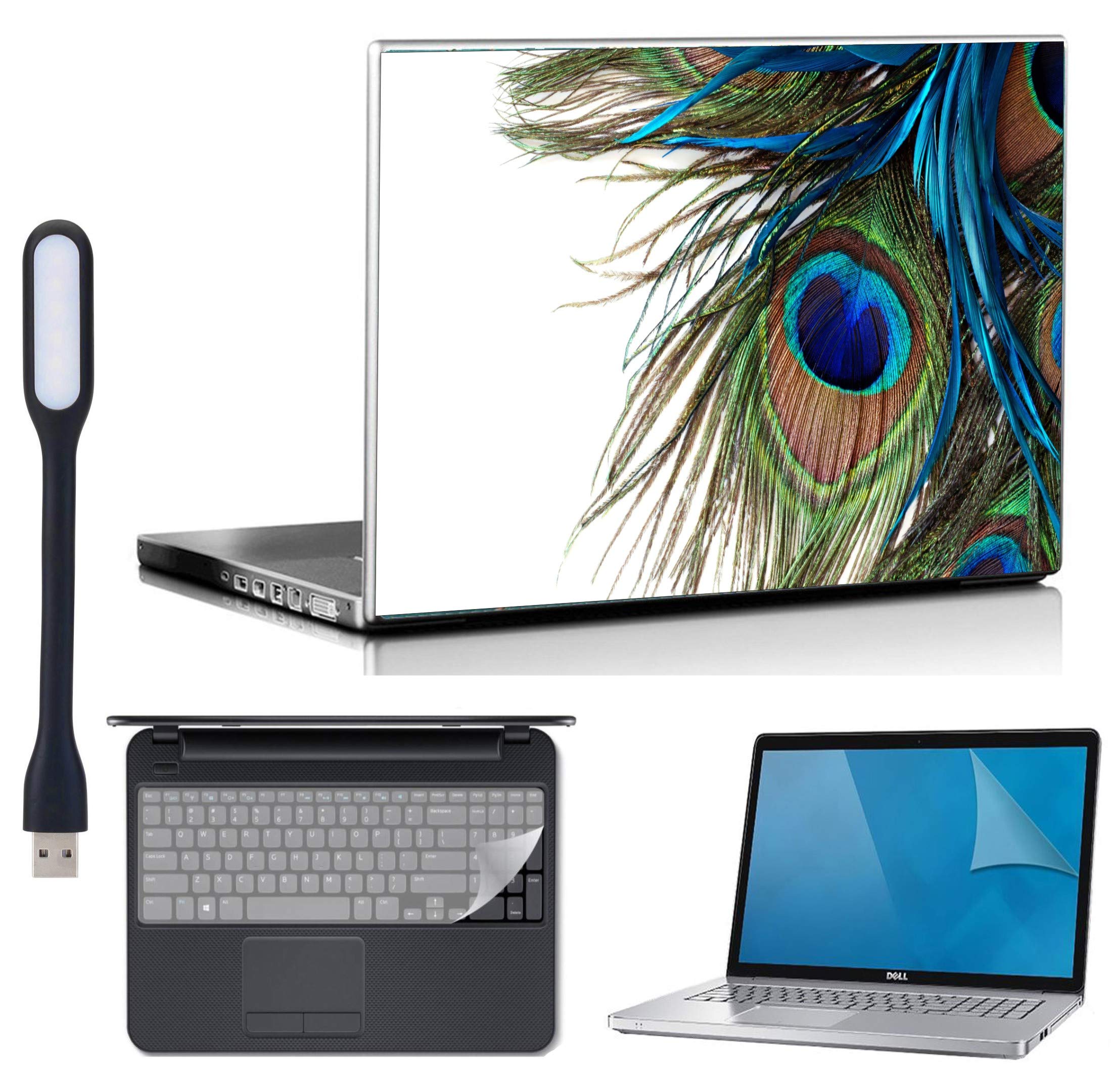 Ramiya 4 in 1 Accessories Kit for 14-inch Laptops Decal | Screen Guard | Silicone Keyboard Protector | and USB LED Light All Models (Upto) (LxH) : 14"x 9" (B07S19WRQ9) Amazon Price History, Amazon Price Tracker