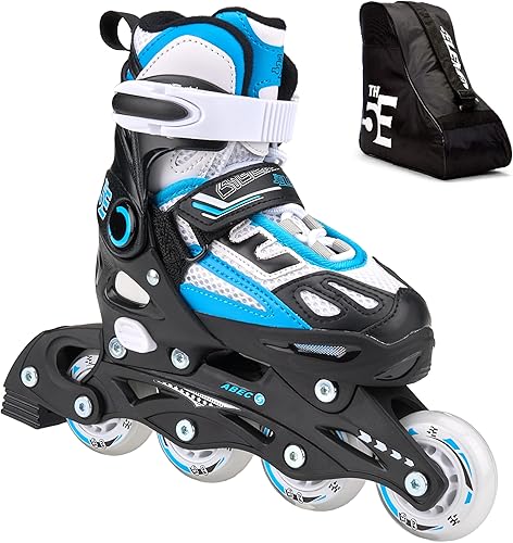 5th Element Patines en línea ajustables para niños y niñas con soporte de tobillo