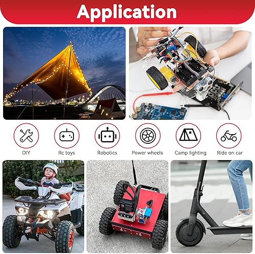 Miniatura 7 de Abrazaderas de cable de puente para Milwaukee 18V, 3ft 8AWG batería portátil arrancador automotriz cables de refuerzo para